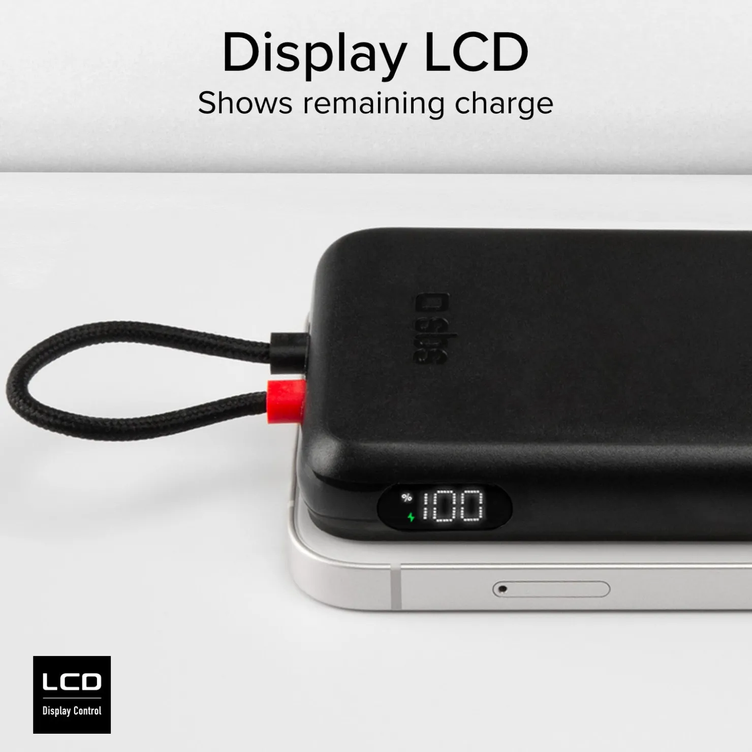 5000 mAh Powerbank mit integriertem USB-C Kabel, PD 20 W Ladegerät kompatibel mit MagSafe Wireless Charging|SBS Sale