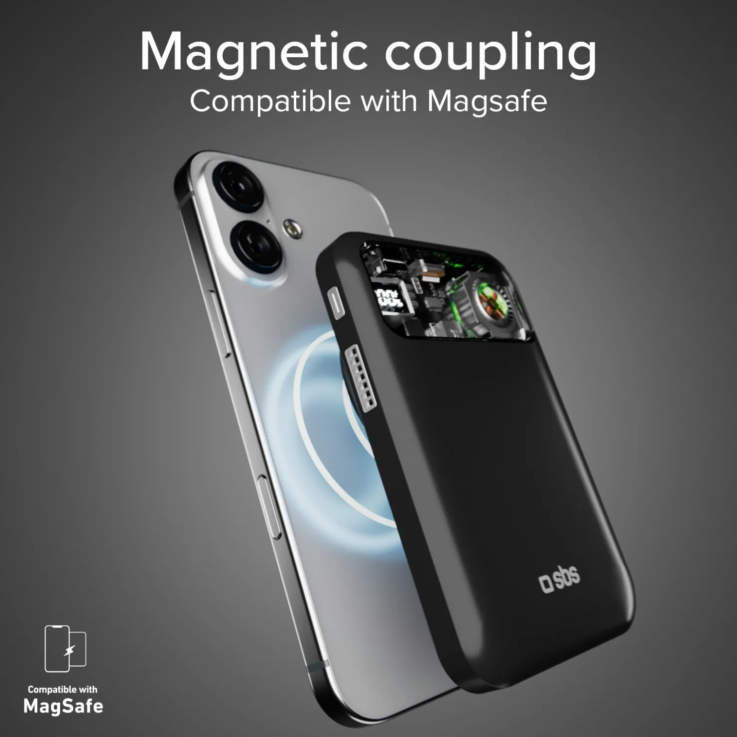 10.000 mAh Wireless Power Bank mit Kühlventilator|SBS Sale