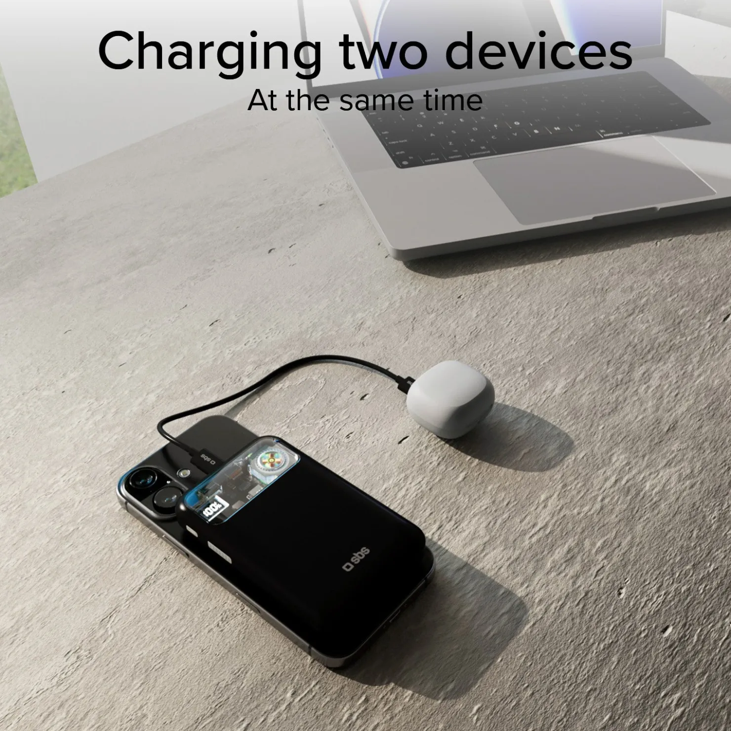 10.000 mAh Wireless Power Bank mit Kühlventilator|SBS Sale