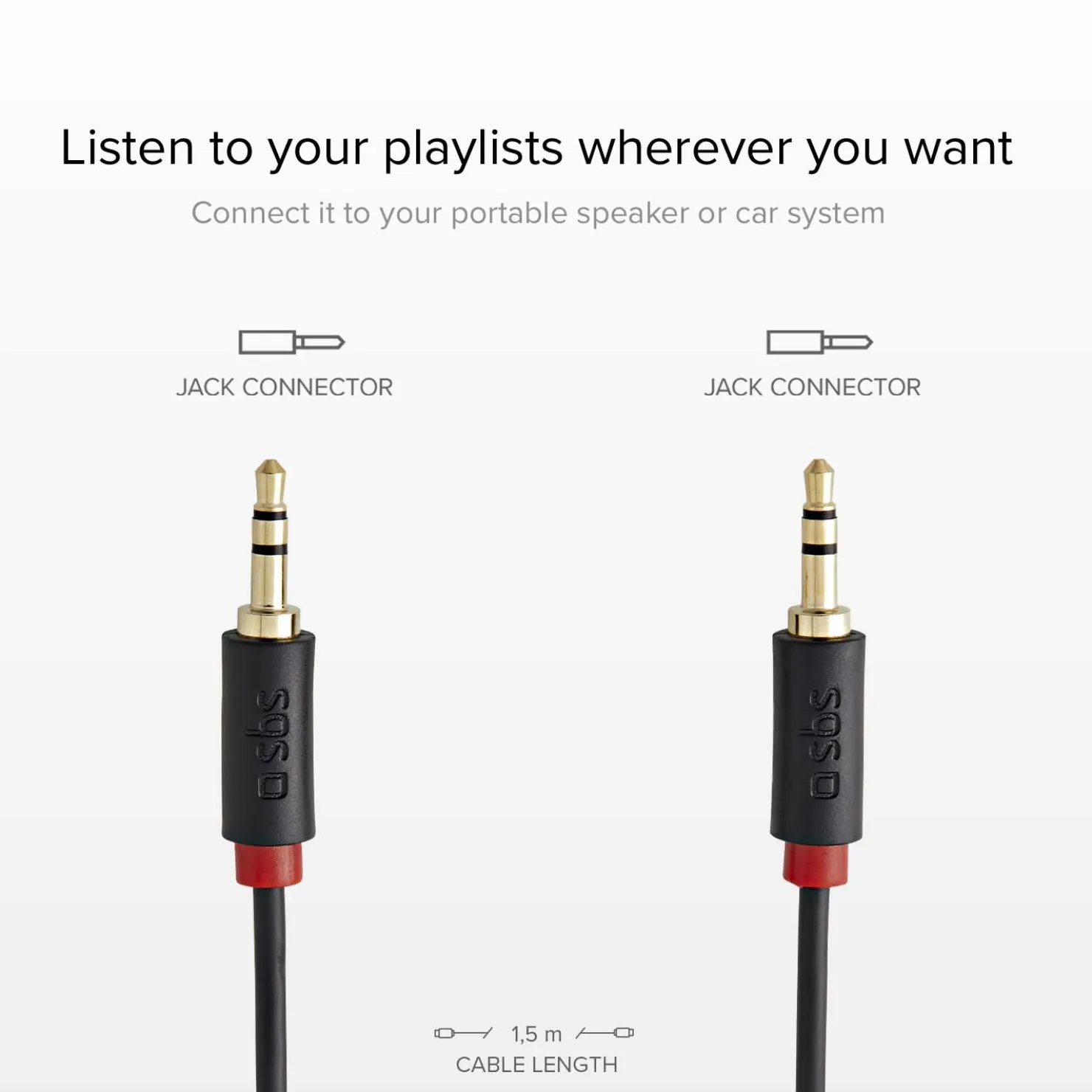 3,5 mm Audio/Stereo-Klinkenstecker für Handys und Smartphones|SBS New