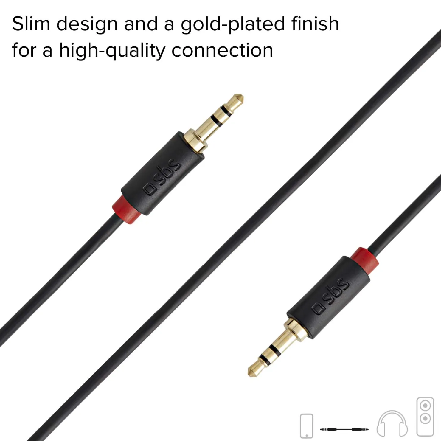 3,5 mm Audio/Stereo-Klinkenstecker für Handys und Smartphones|SBS New