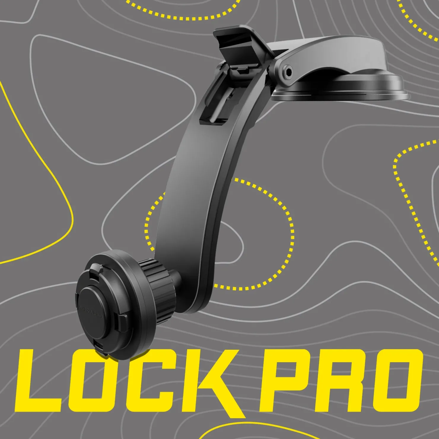 Autohalterung für Windschutzscheibe oder Armaturenbrett mit LockPro-Haltesystem|SBS Hot