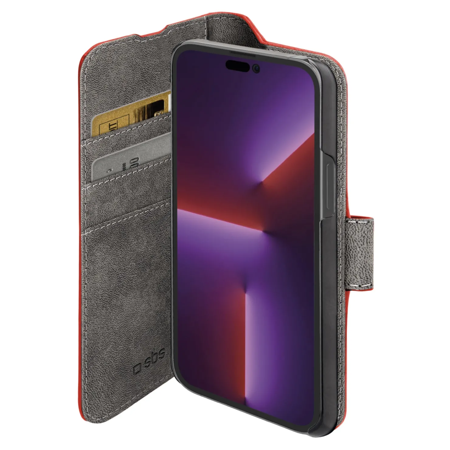 Book Case Wallet für iPhone 12 Mini mit Standfunktion|SBS Best