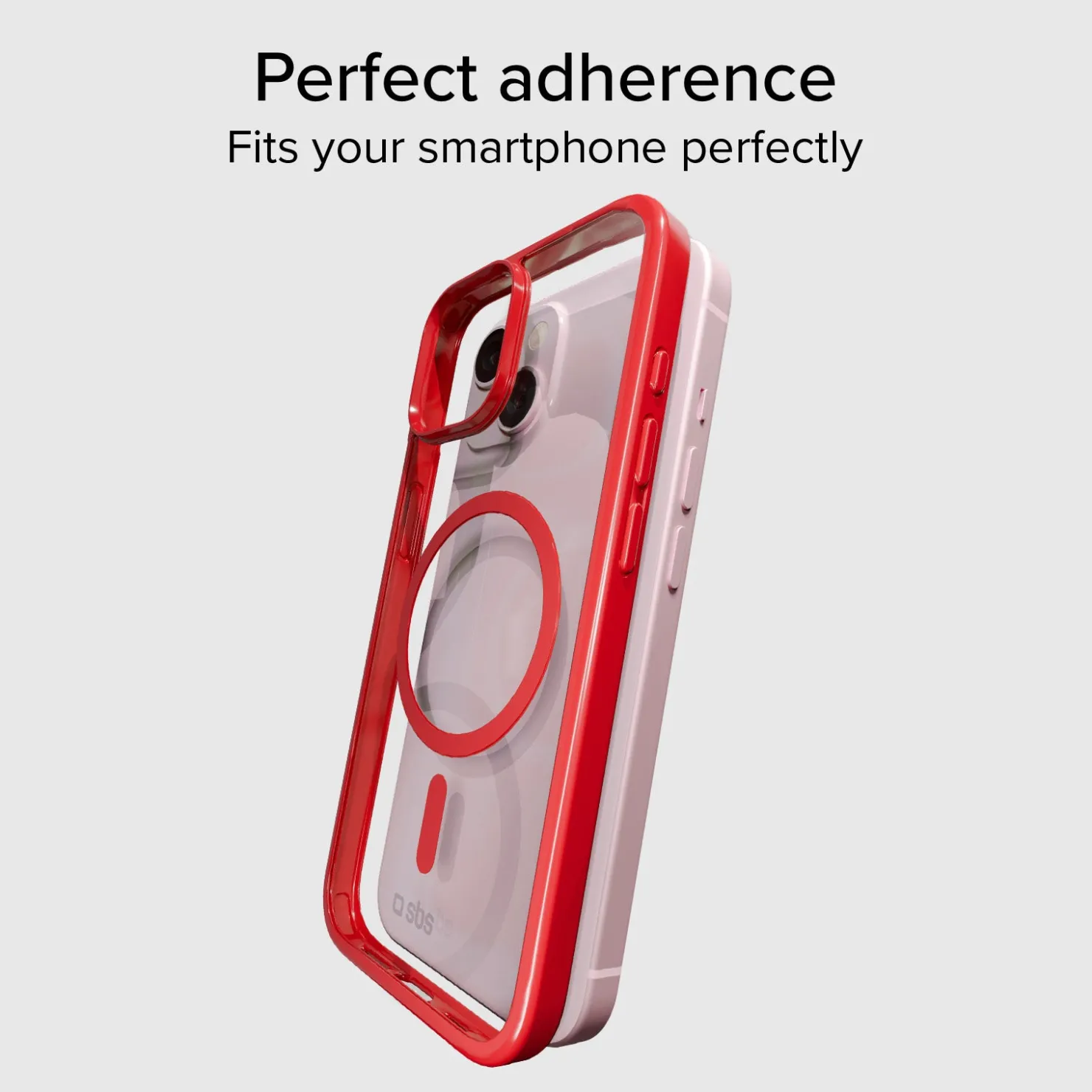 Case für iPhone 15 mit farbigen Rändern, kompatibel mit MagSafe Aufladung|SBS Fashion