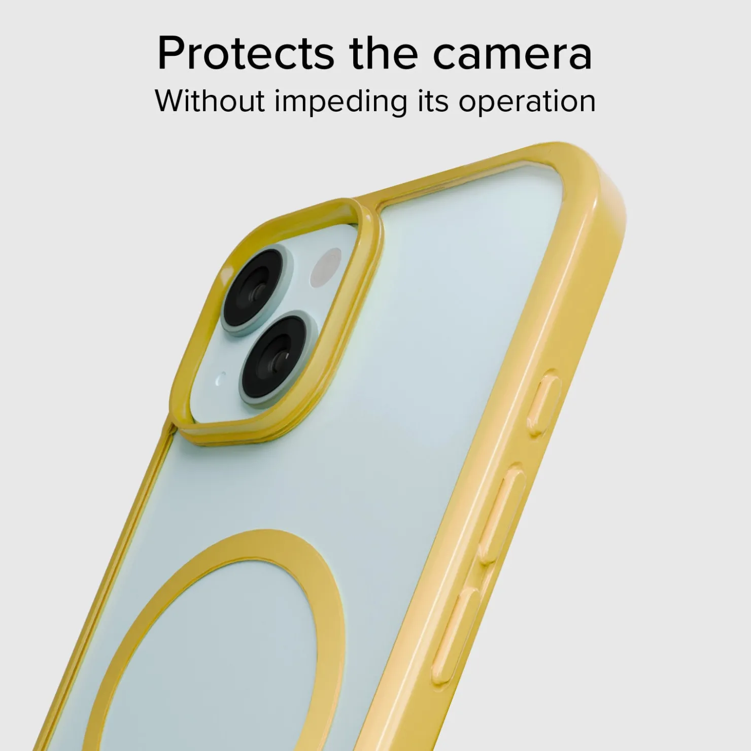Case für iPhone 15 mit farbigen Rändern, kompatibel mit MagSafe Aufladung|SBS Fashion