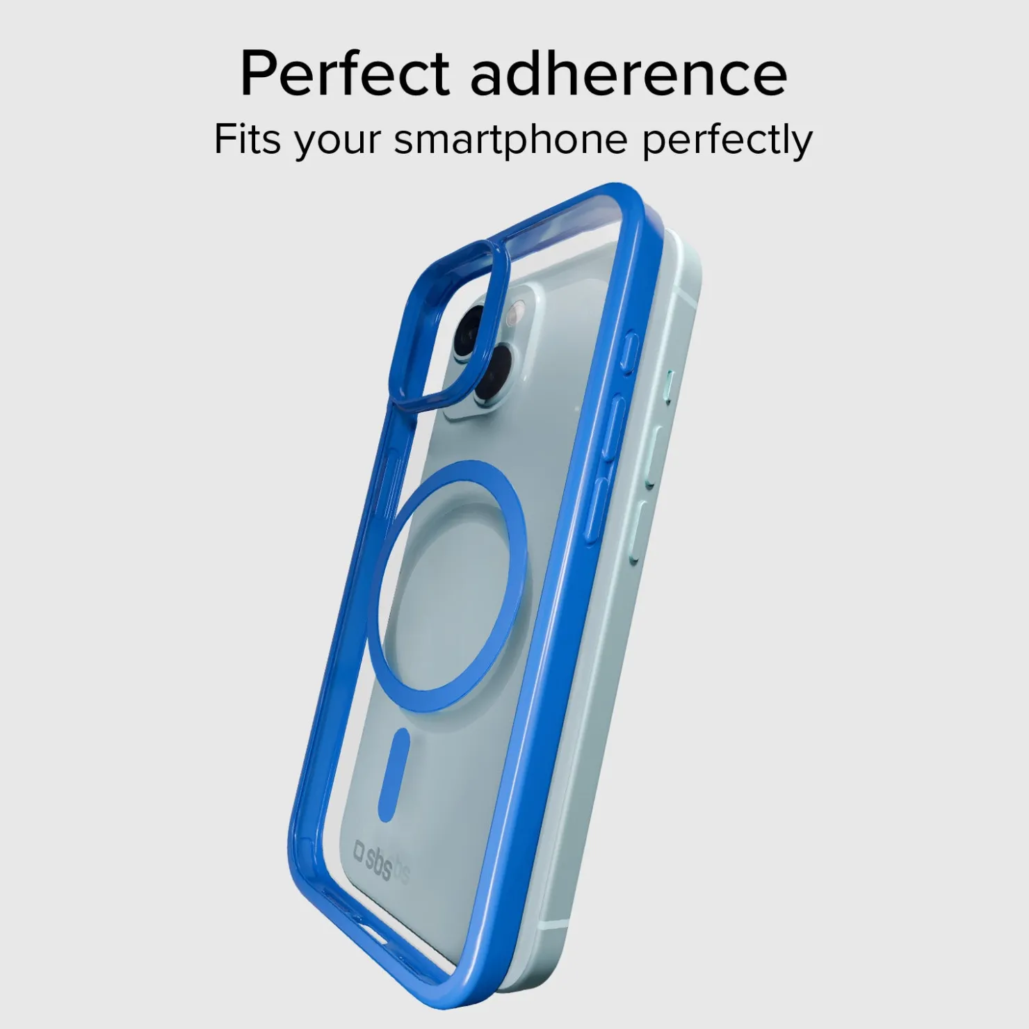 Case für iPhone 15 mit farbigen Rändern, kompatibel mit MagSafe Aufladung|SBS Fashion