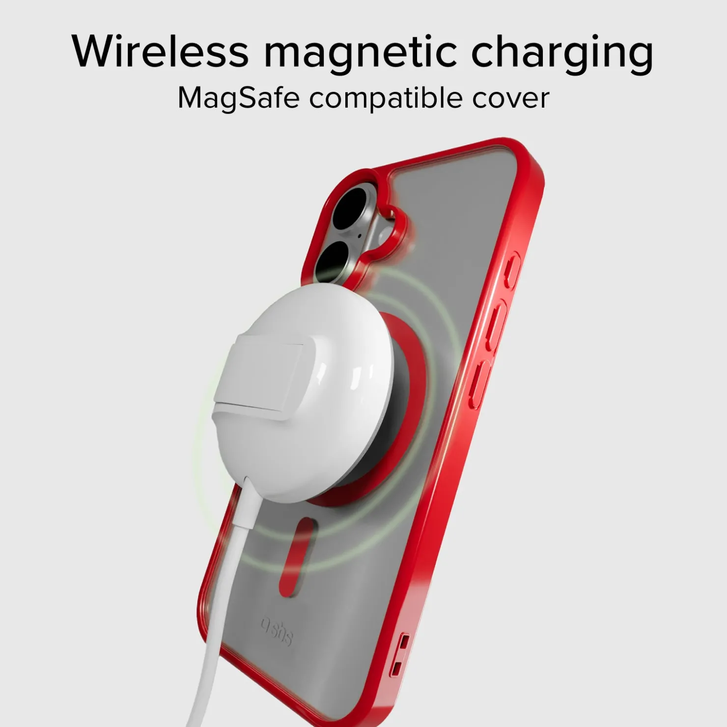 Case für iPhone 16 mit farbigen Rändern, kompatibel mit MagSafe Aufladung|SBS Sale