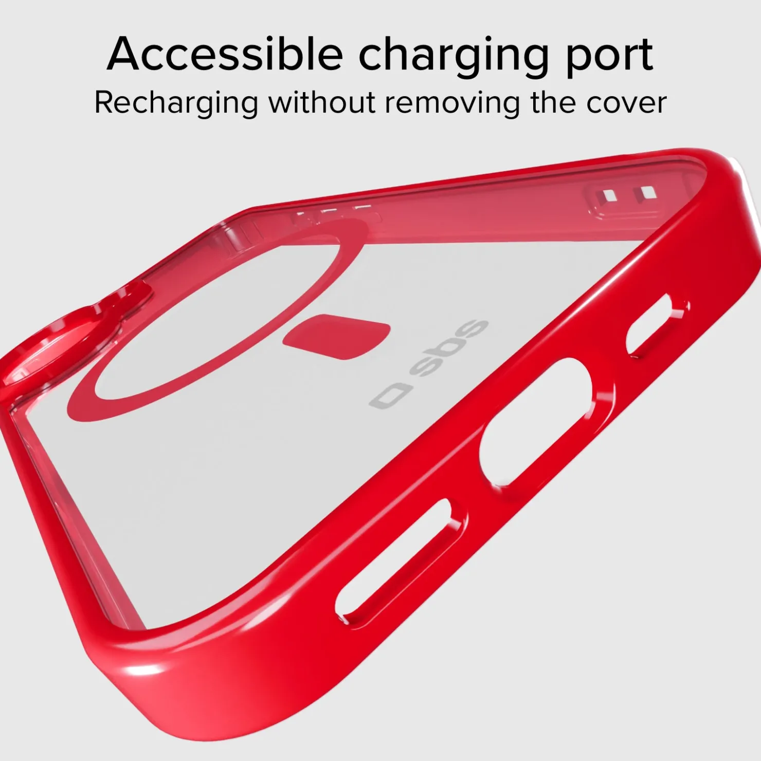 Case für iPhone 16 mit farbigen Rändern, kompatibel mit MagSafe Aufladung|SBS Sale