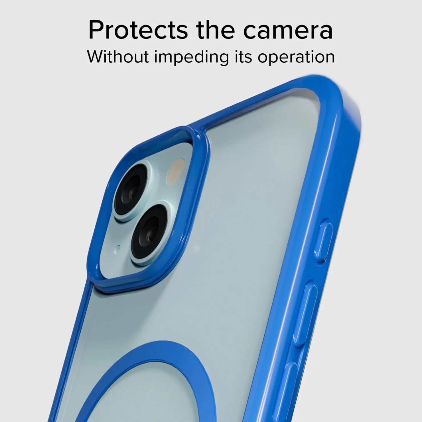 Case für iPhone 15 mit farbigen Rändern, kompatibel mit MagSafe Aufladung|SBS Fashion