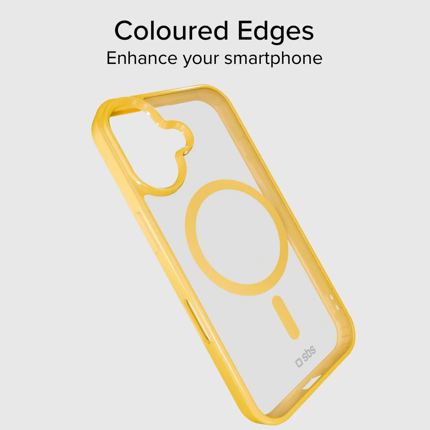 Case für iPhone 16 mit farbigen Rändern, kompatibel mit MagSafe Aufladung|SBS Sale