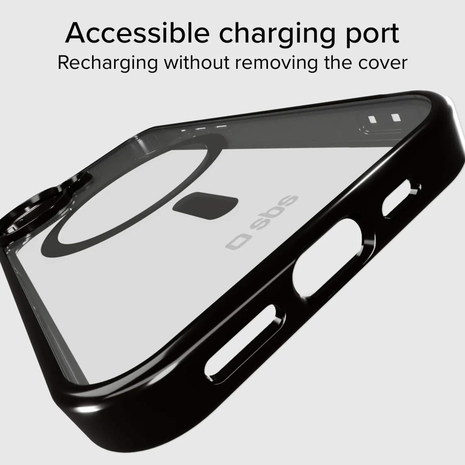 Case für iPhone 16 Pro Max mit farbigen Rändern, kompatibel mit MagSafe Aufladung|SBS Online