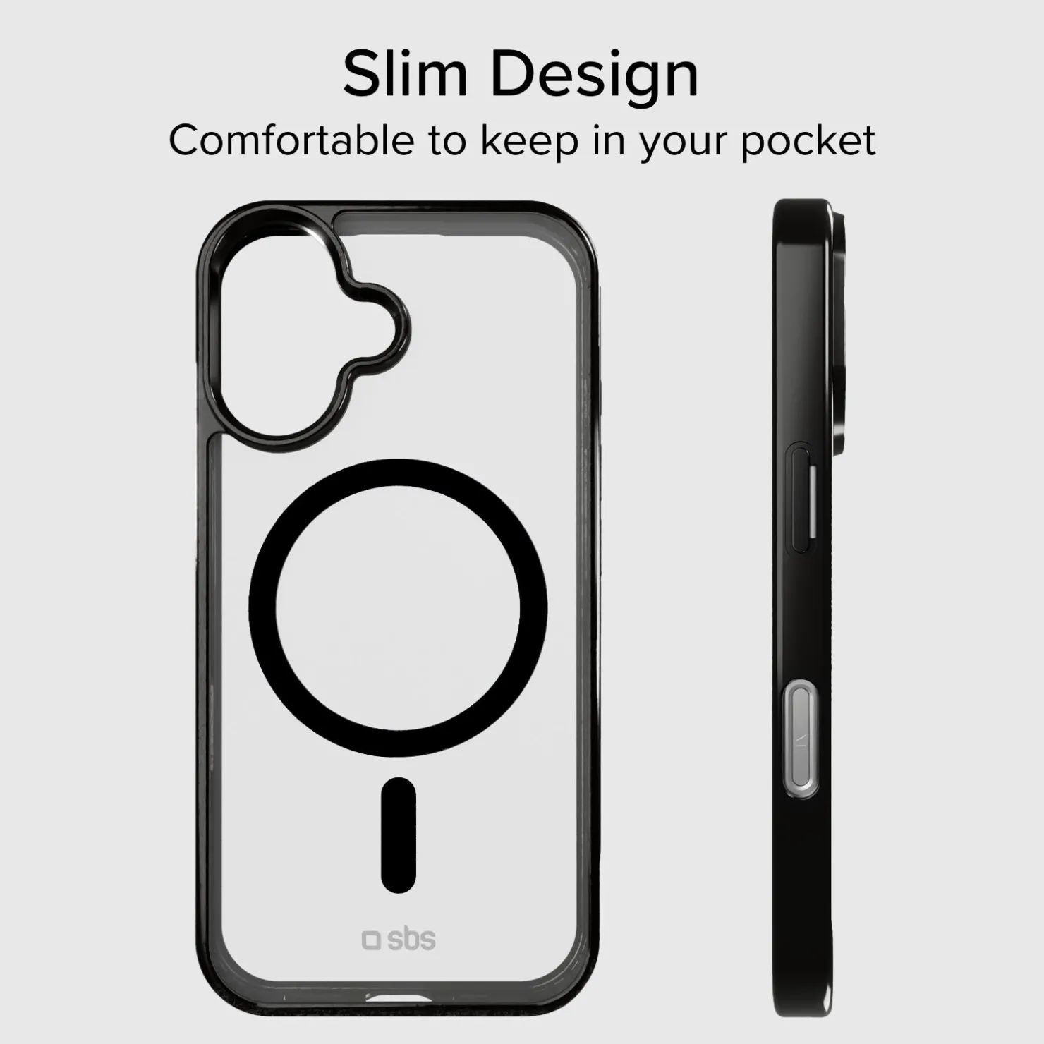 Case für iPhone 16 Pro Max mit farbigen Rändern, kompatibel mit MagSafe Aufladung|SBS Online