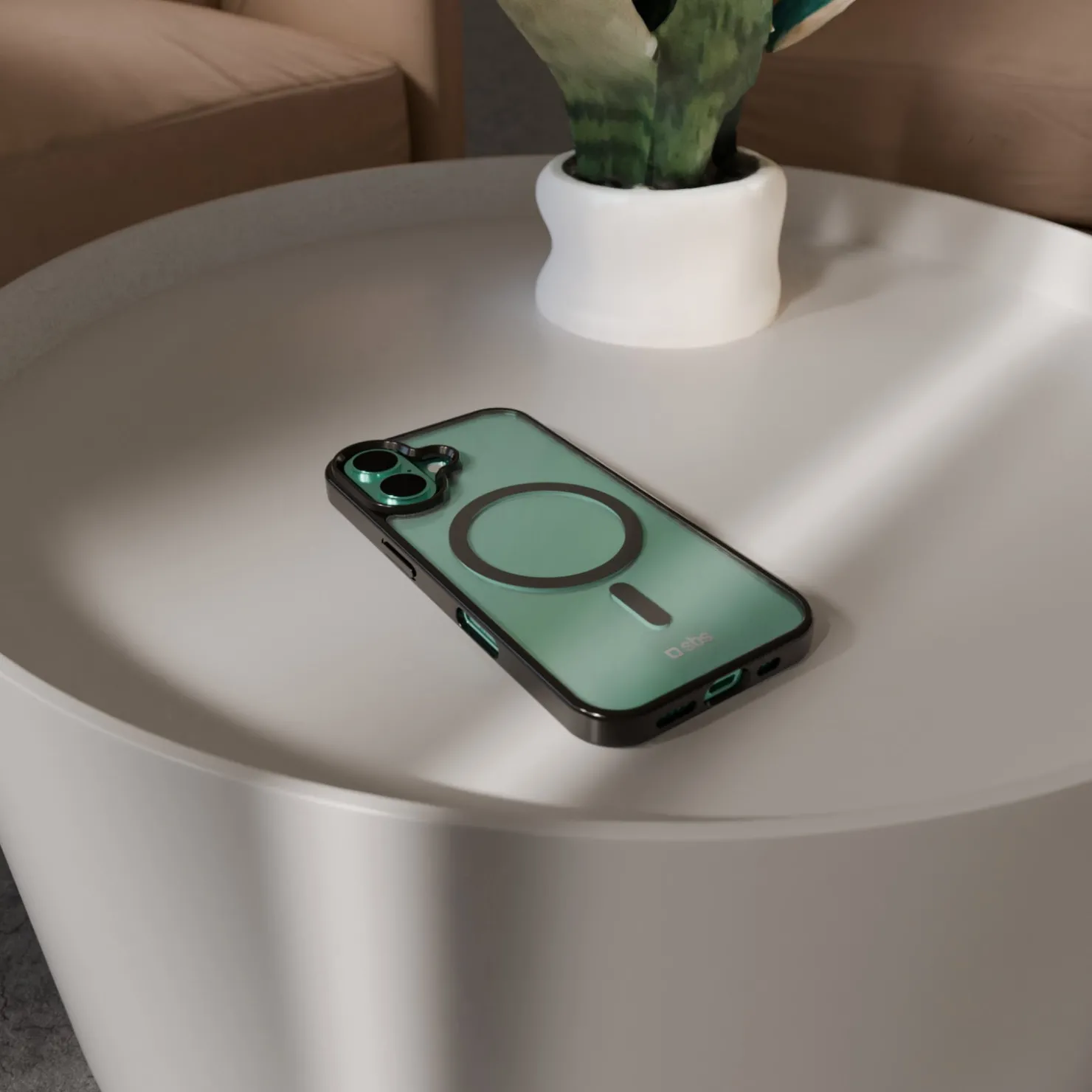 Case für iPhone 16 Pro Max mit farbigen Rändern, kompatibel mit MagSafe Aufladung|SBS Online