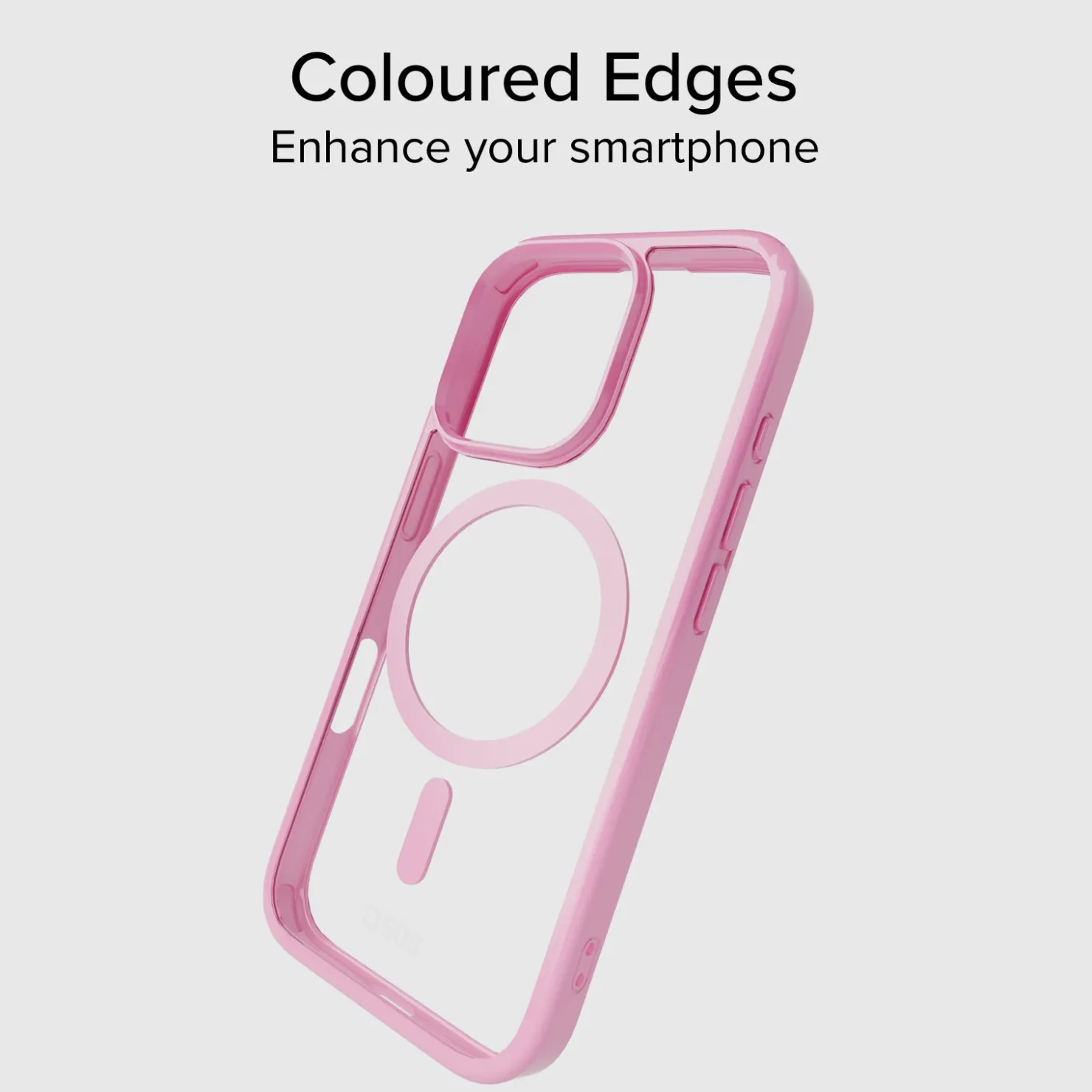 Case für iPhone 16 Pro Max mit farbigen Rändern, kompatibel mit MagSafe Aufladung|SBS Online