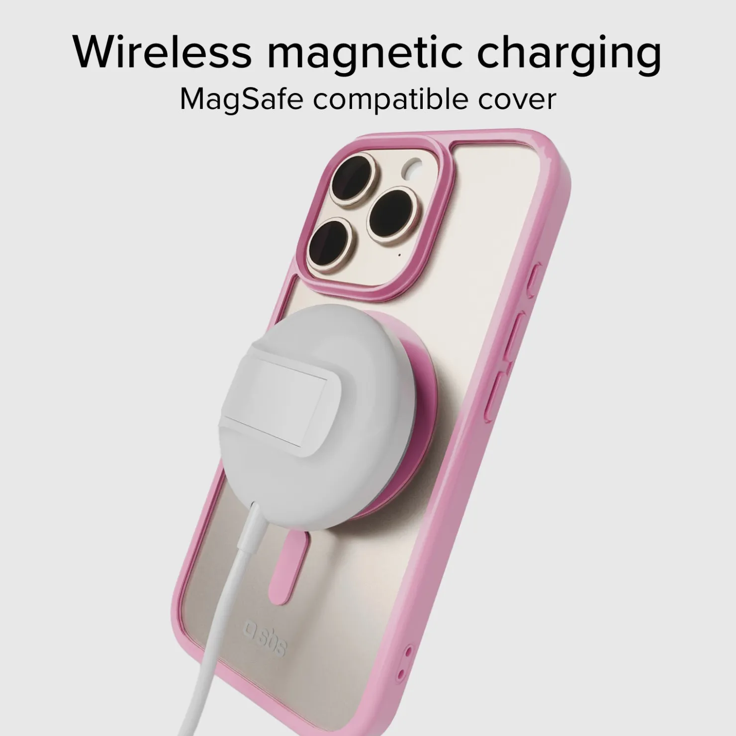 Case für iPhone 16 Pro Max mit farbigen Rändern, kompatibel mit MagSafe Aufladung|SBS Online