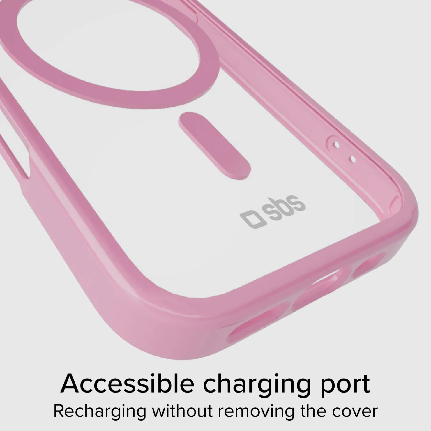 Case für iPhone 16 Pro Max mit farbigen Rändern, kompatibel mit MagSafe Aufladung|SBS Online