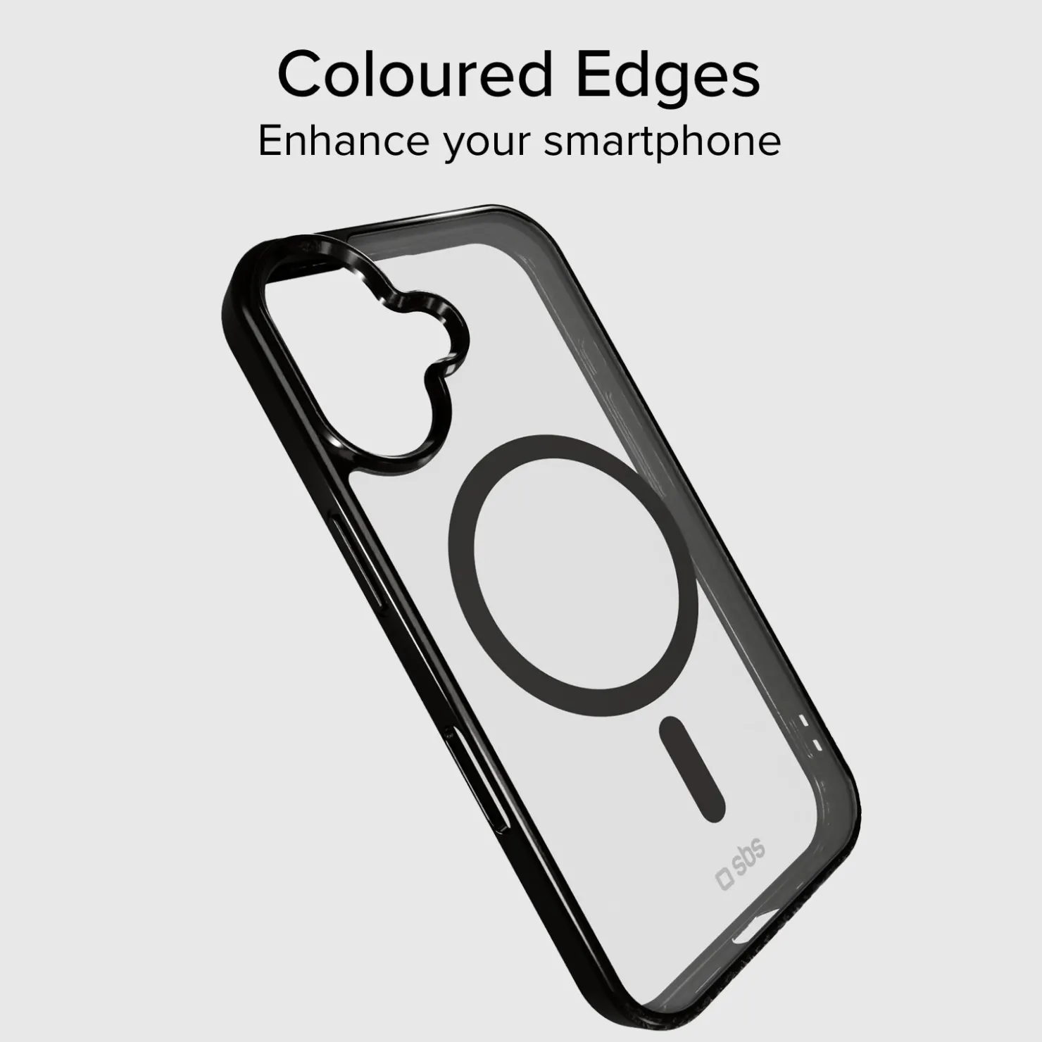 Case für iPhone 16 Pro Max mit farbigen Rändern, kompatibel mit MagSafe Aufladung|SBS Online