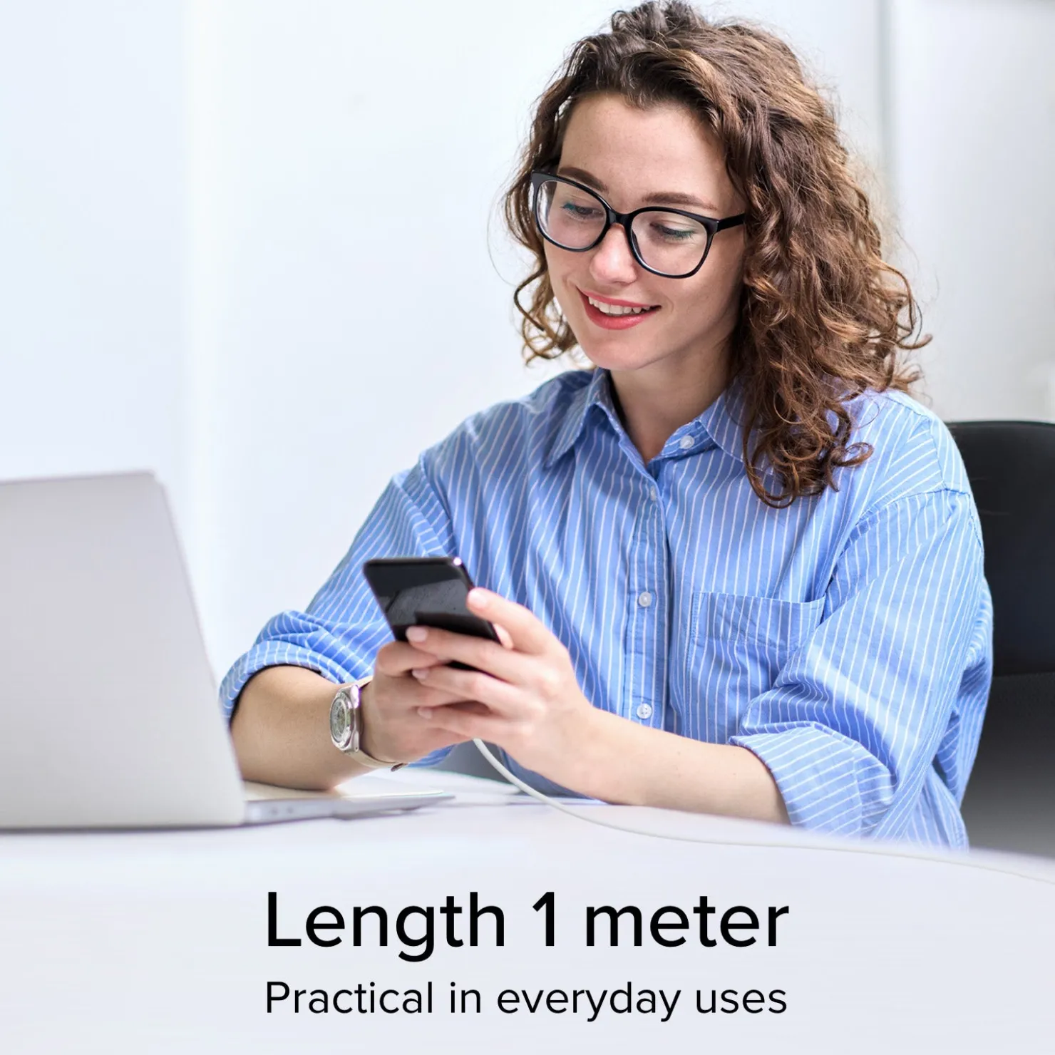 Daten- und Ladekabel USB-A auf USB-C mit 1 Meter Länge|SBS Clearance