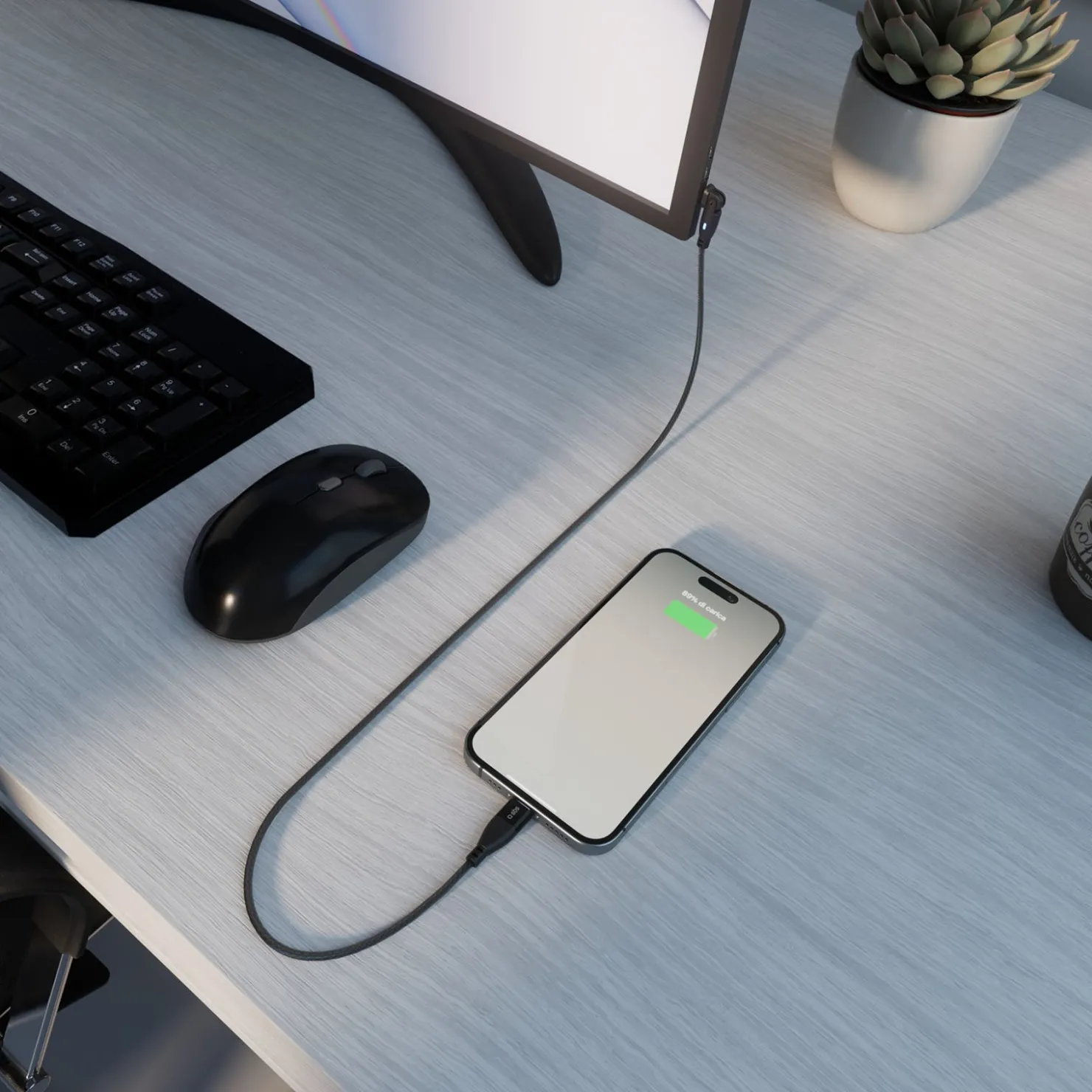 Flexi USB-C 2.0 60 W, ausrichtbar|SBS Fashion