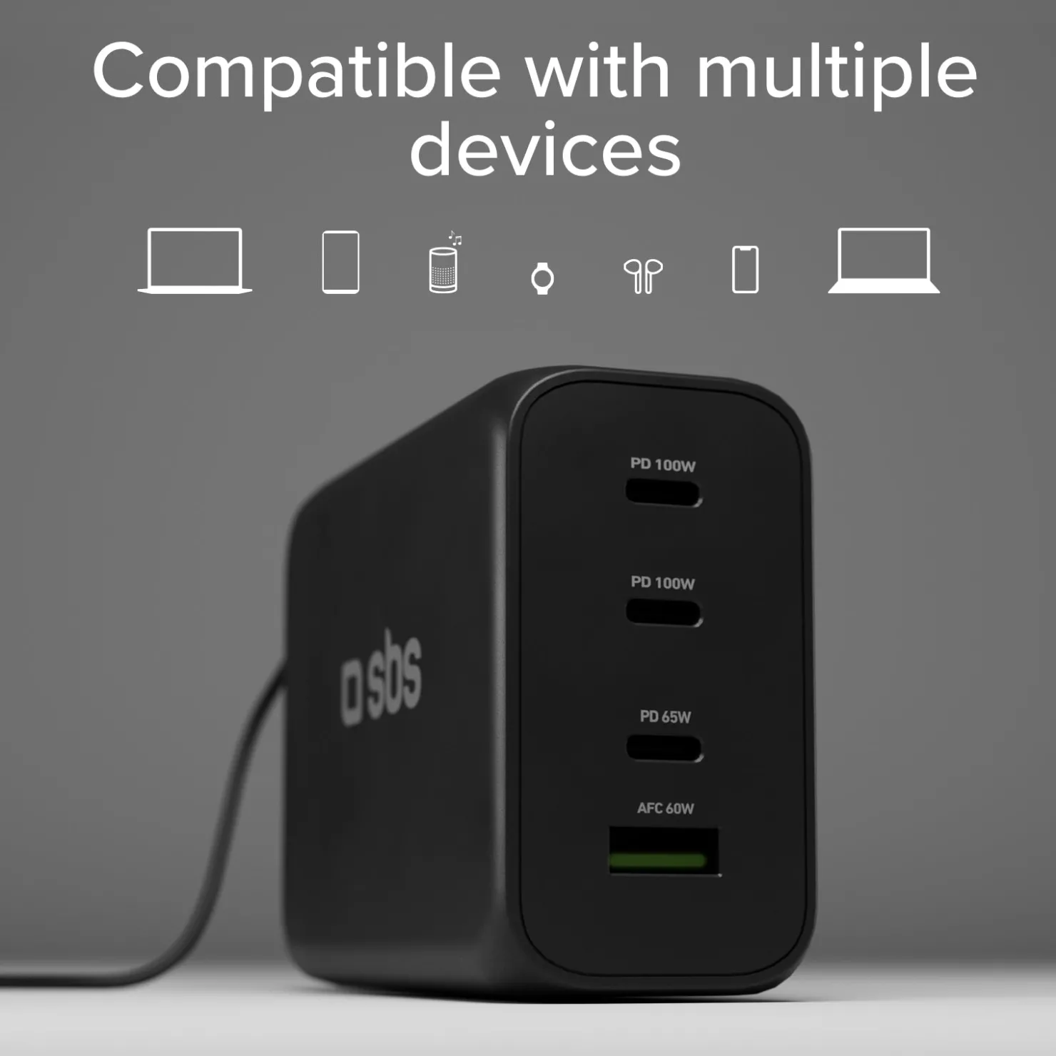 GaN-Ladestation mit 200 Watt|SBS Best
