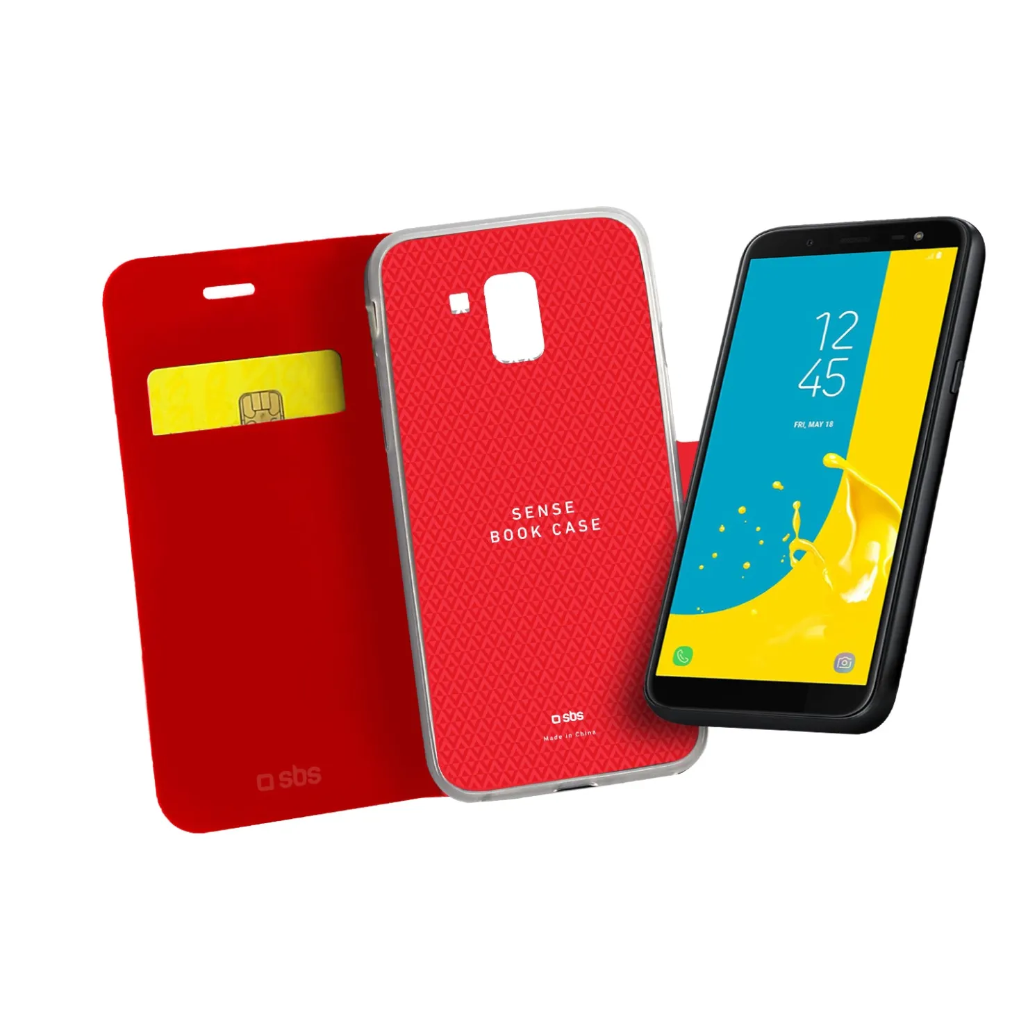 Handyhülle Book Sense für Samsung Galaxy J6+|SBS Hot