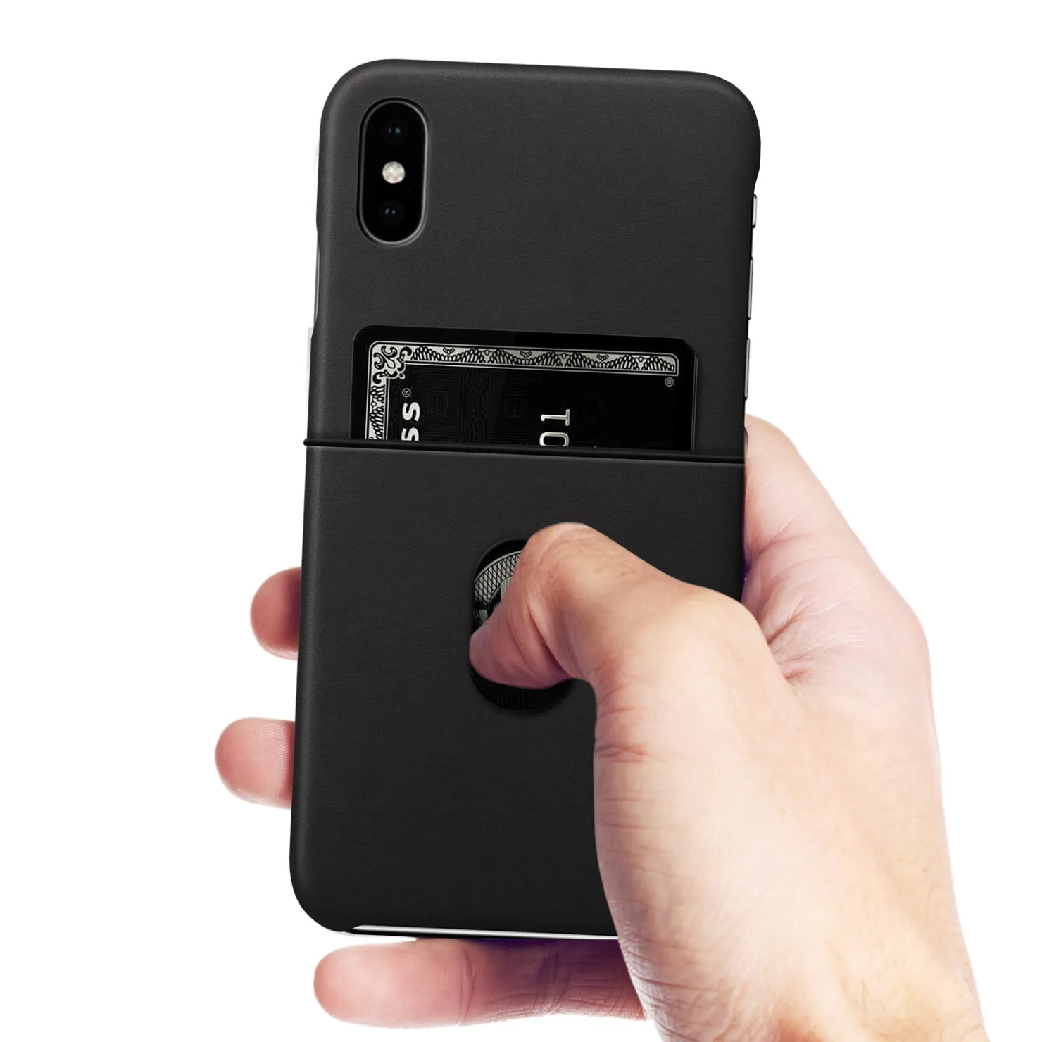 Hartcover aus Echtleder für iPhone XR|SBS Online