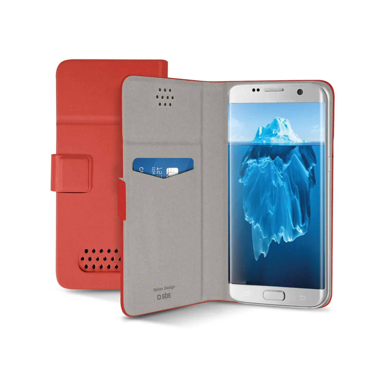 Hülle Bookslim Universal für Smartphones bis zu 4,5''|SBS Fashion