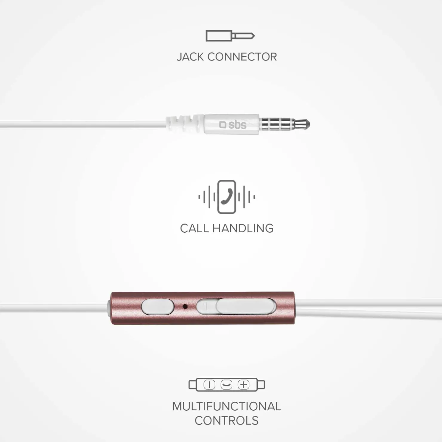In-Ear-Kopfhörer aus Metall aus der Gold Collection|SBS Best