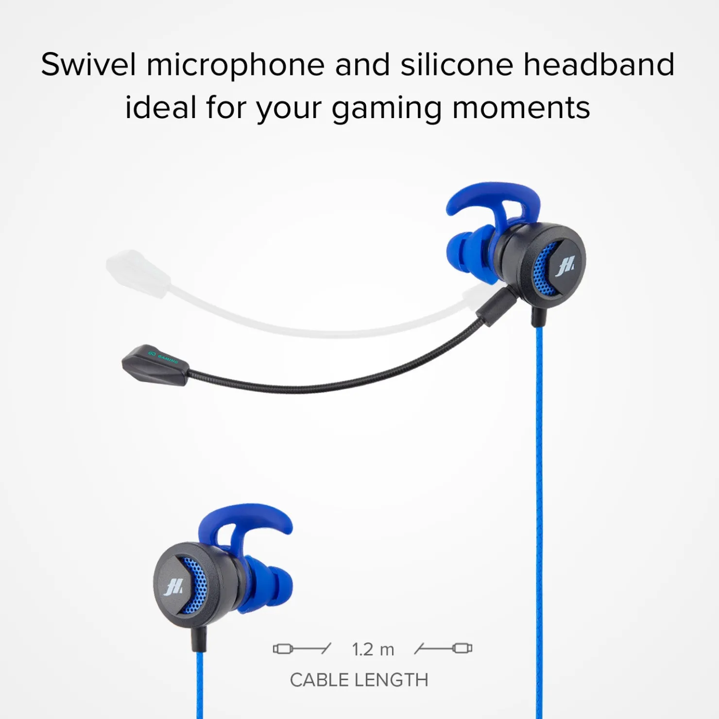 Kabelgebundenes Gaming-Headset mit abnehmbarem Mikrofon und Kopfbügel|MH Sale