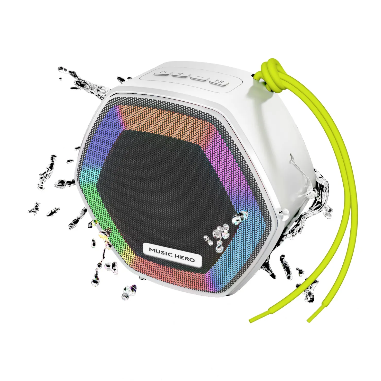 Kabelloser Lautsprecher IBIZA 5W mit mehrfarbigen LEDs|MH Fashion