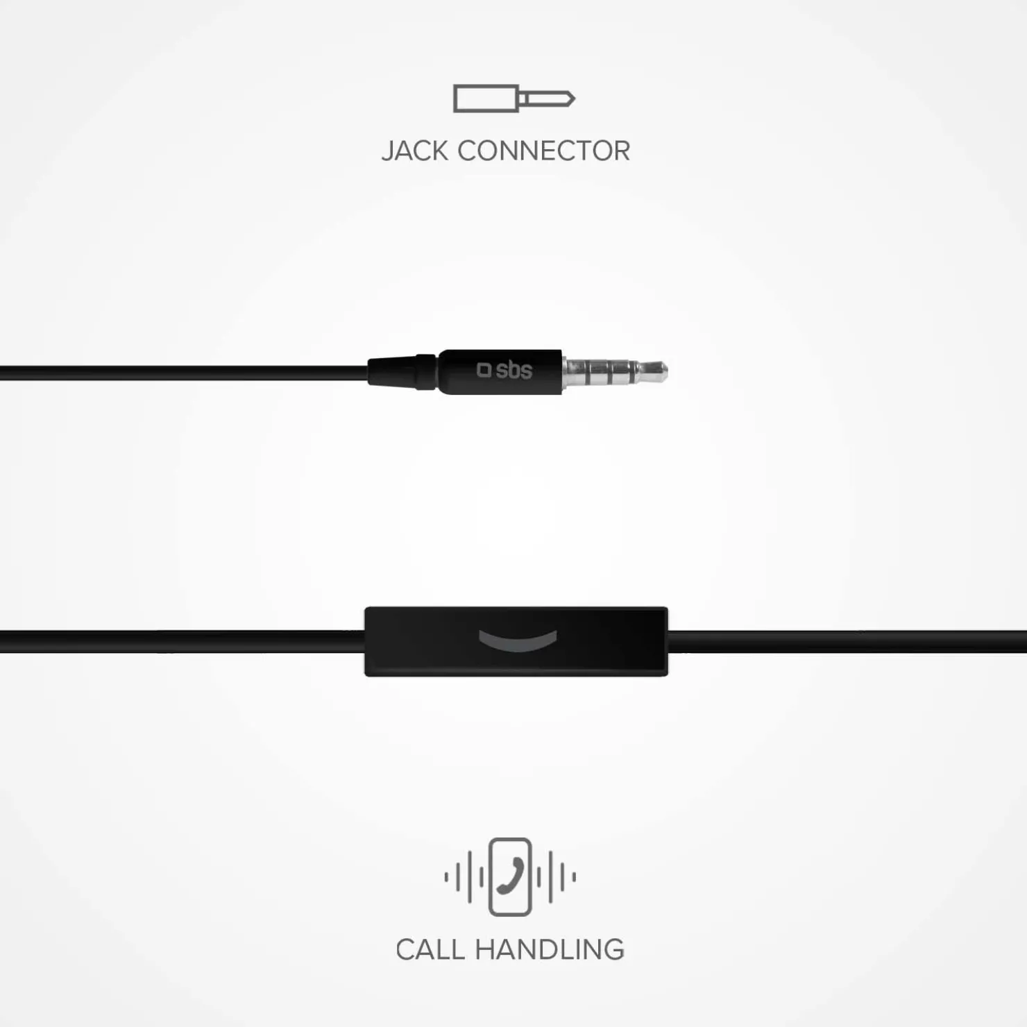 Kopfhörer mit Kabel Stereo In-Ear Flat Studio Mix 30|SBS Clearance