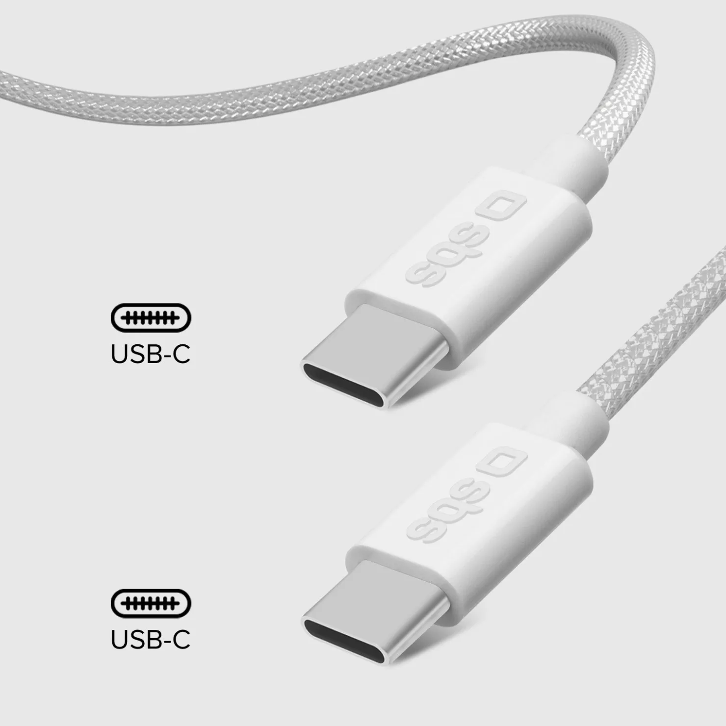 Lade- und Datenkabel USB-C 3.2, kompatibel mit Power Delivery zu 100W|SBS Sale