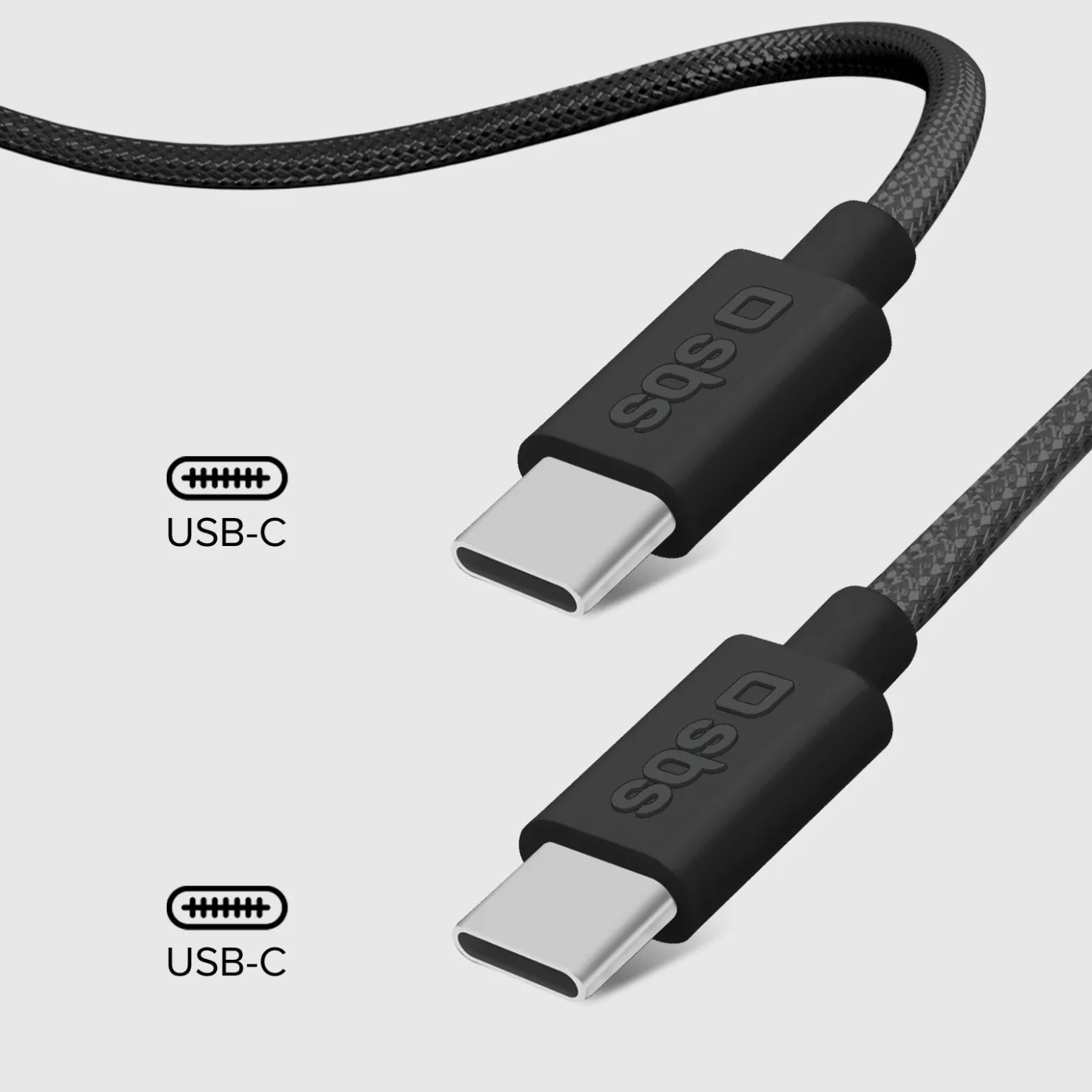 Lade- und Datenkabel USB-C 3.2, kompatibel mit Power Delivery zu 100W|SBS Sale