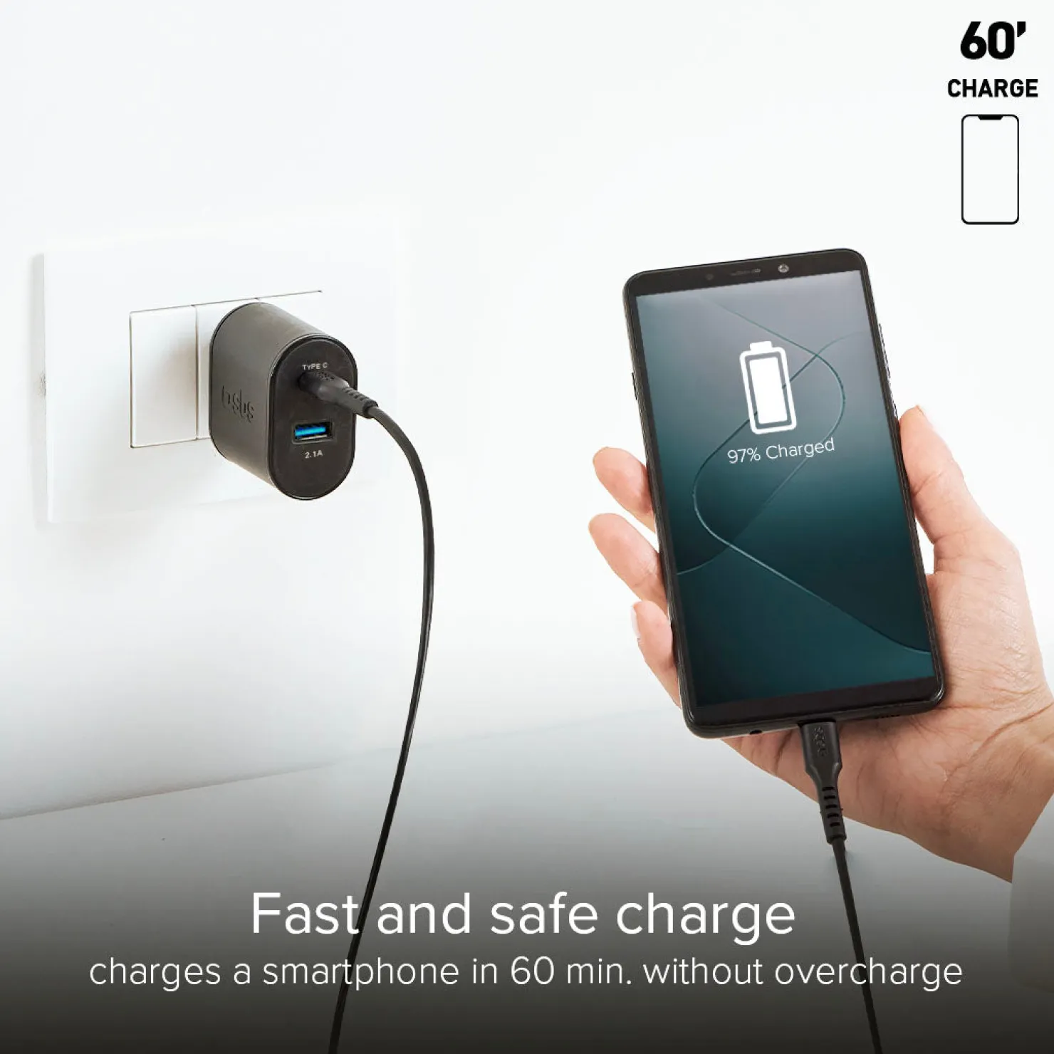 Ladegerät für die Reise, USB - Typ C mit Schnellladefunktion|SBS Best