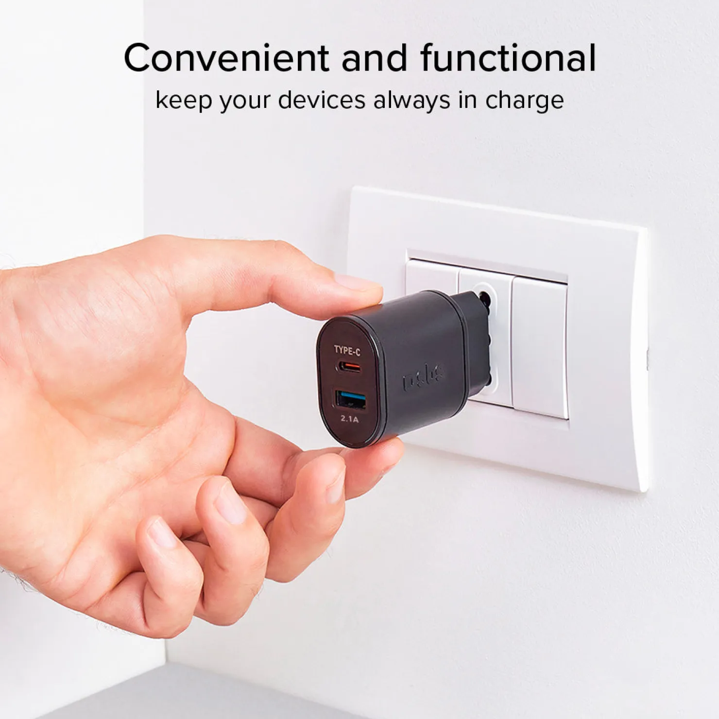 Ladegerät für die Reise, USB - Typ C mit Schnellladefunktion|SBS Best