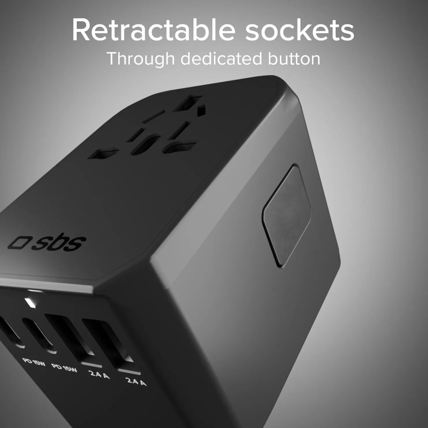 Ladegerät-Universal-Reiseadapter GaN|SBS Clearance