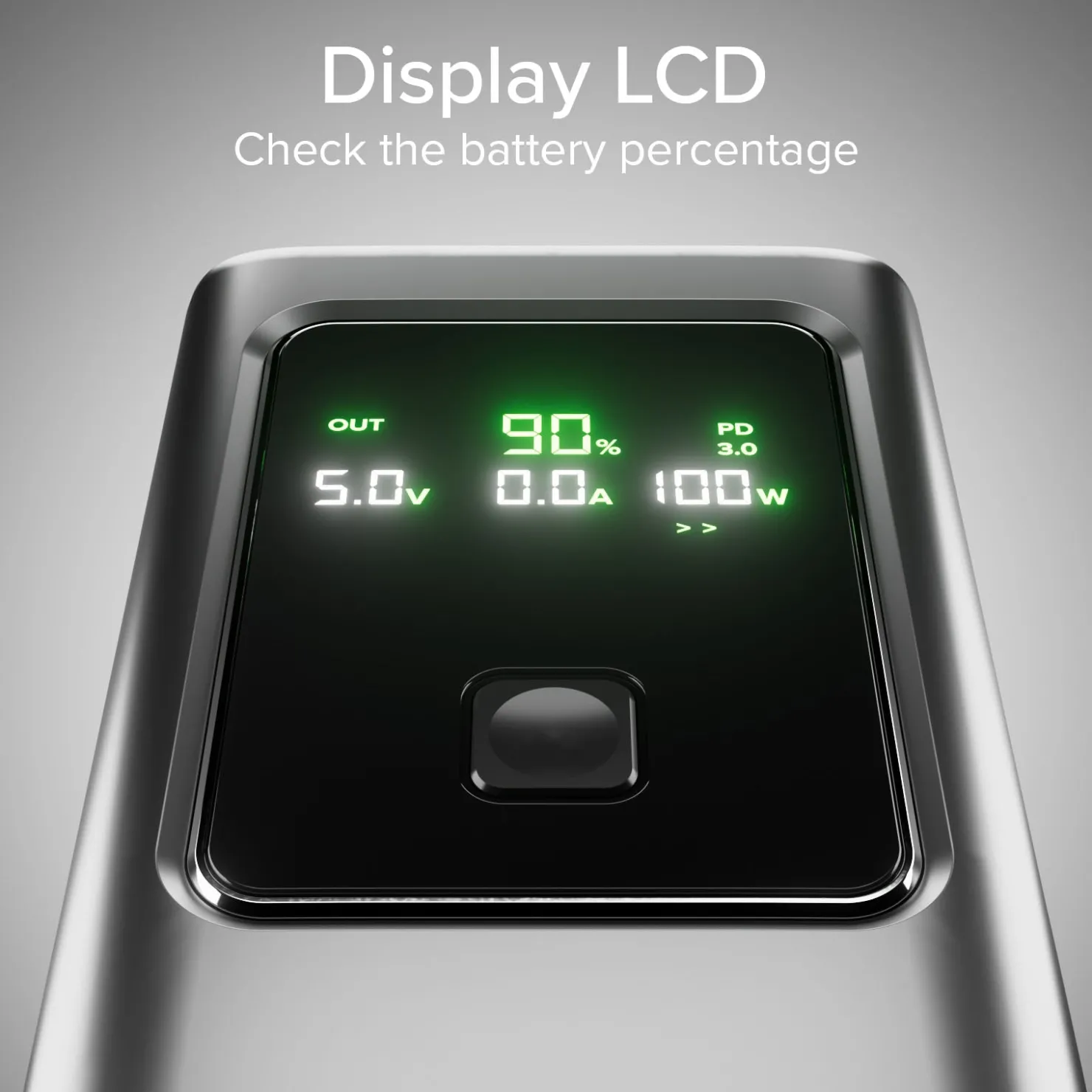 LCD-Powerbank 20.000 mAh mit PD 100 W|SBS Online