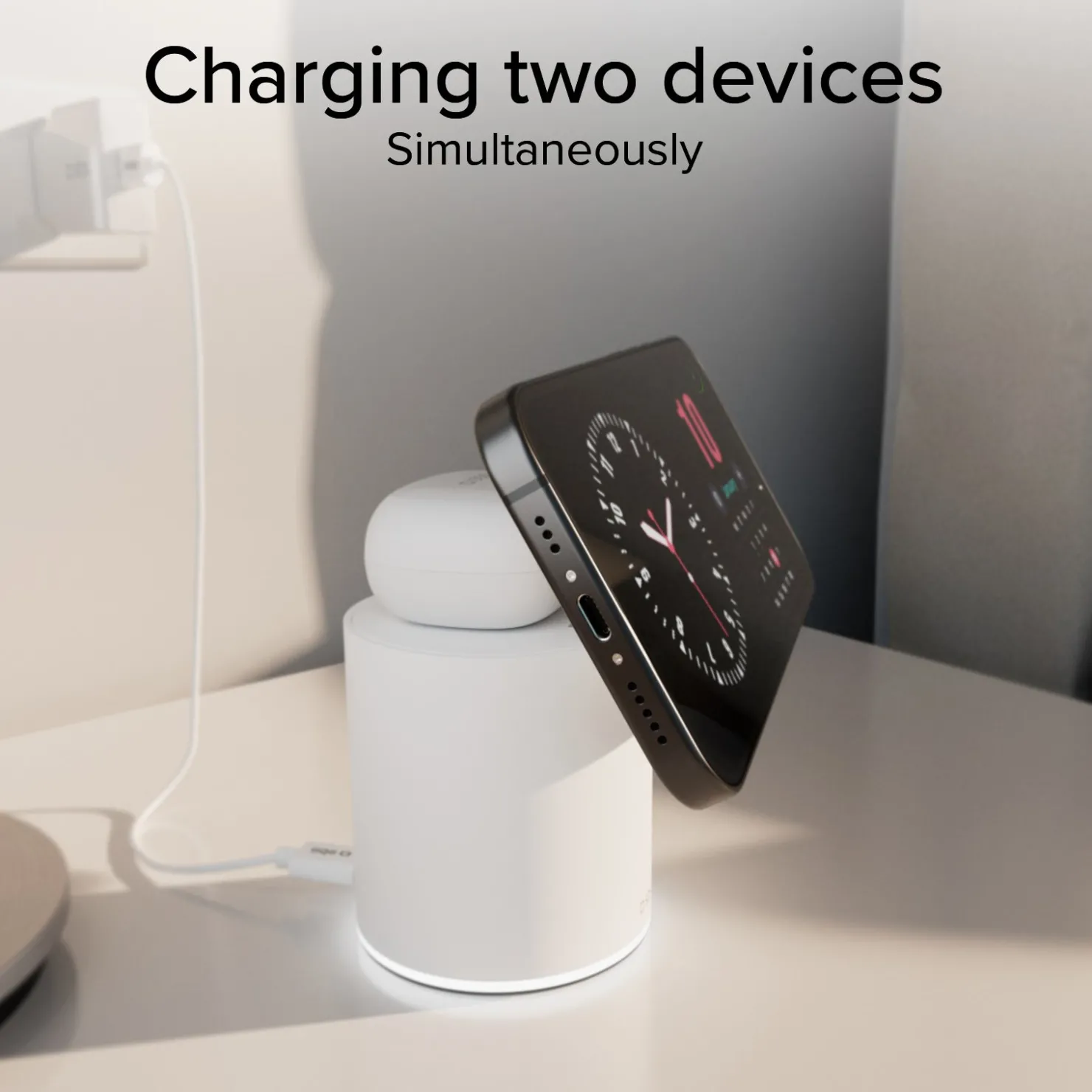 Magnetic Power Dock 2 in 1|SBS New