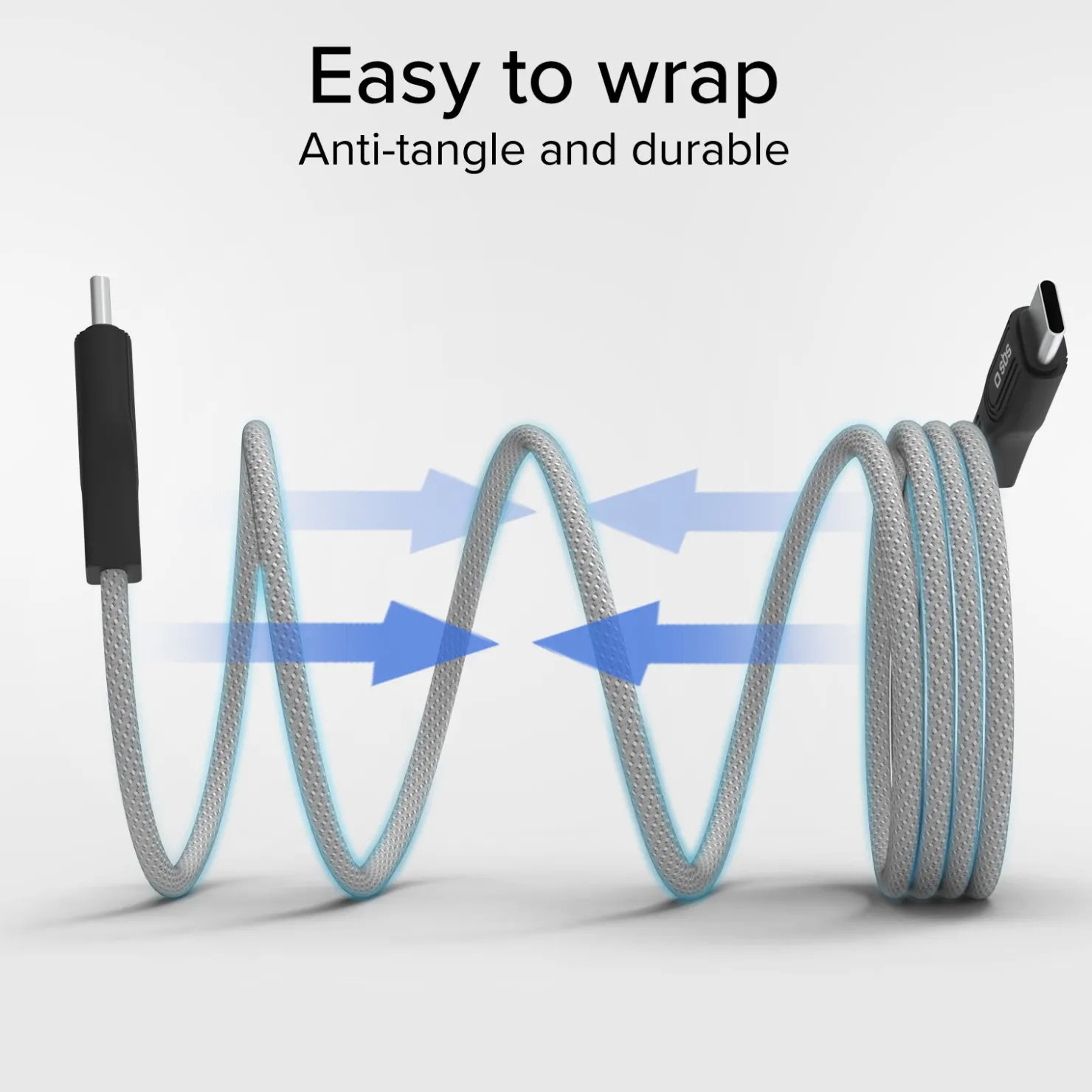 Magnetisches USB-C-auf-USB-C-Kabel, 1 Meter|SBS Clearance