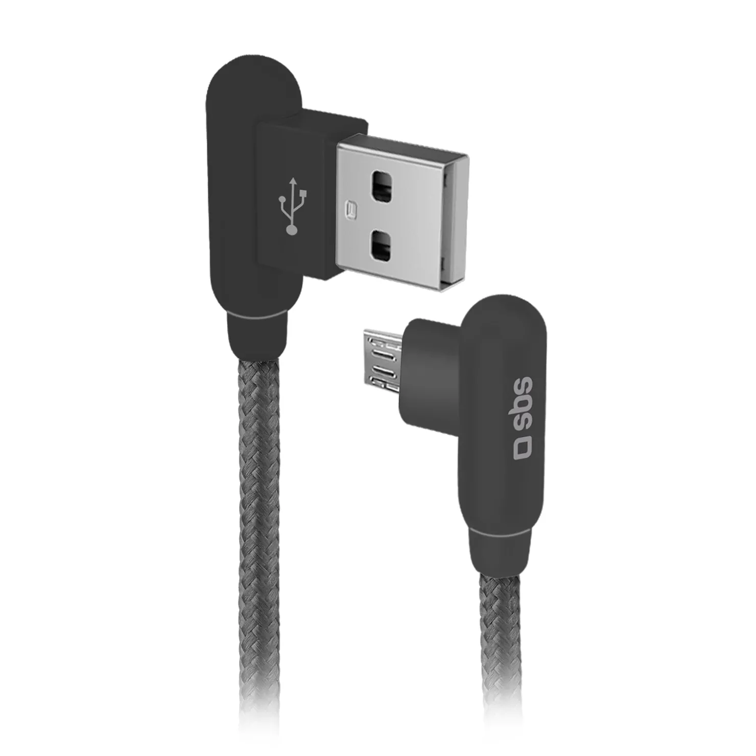 Micro-USB-Kabel mit 90°-Anschlüssen|SBS Hot