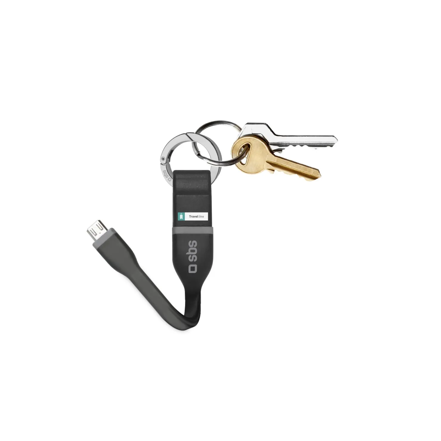 Netz und Ladekabel USB - Micro-USB mit Schlüsselanhänger|SBS Best