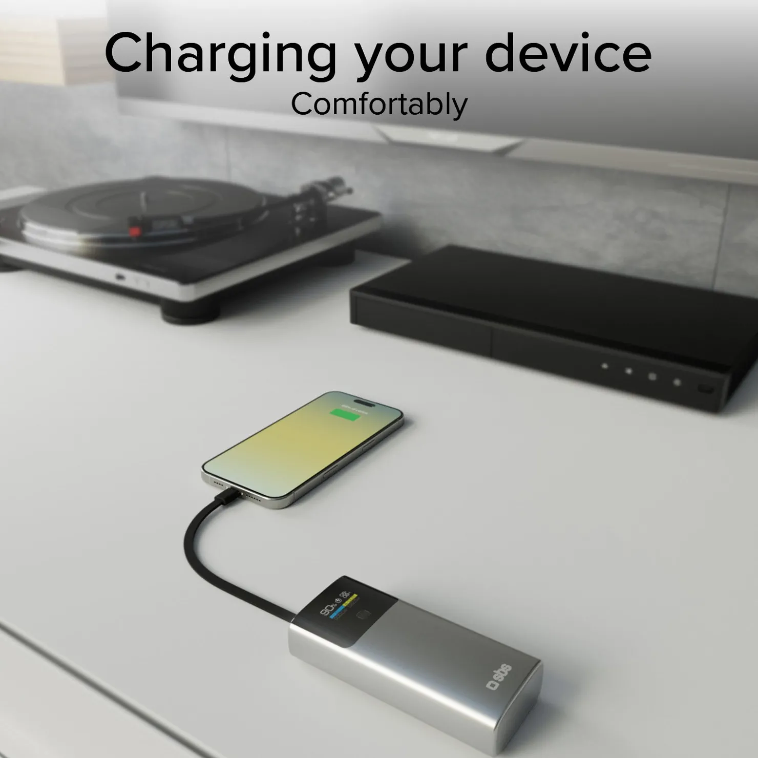 Power Bank 10.000 mAh mit LCD PD 20W|SBS Hot