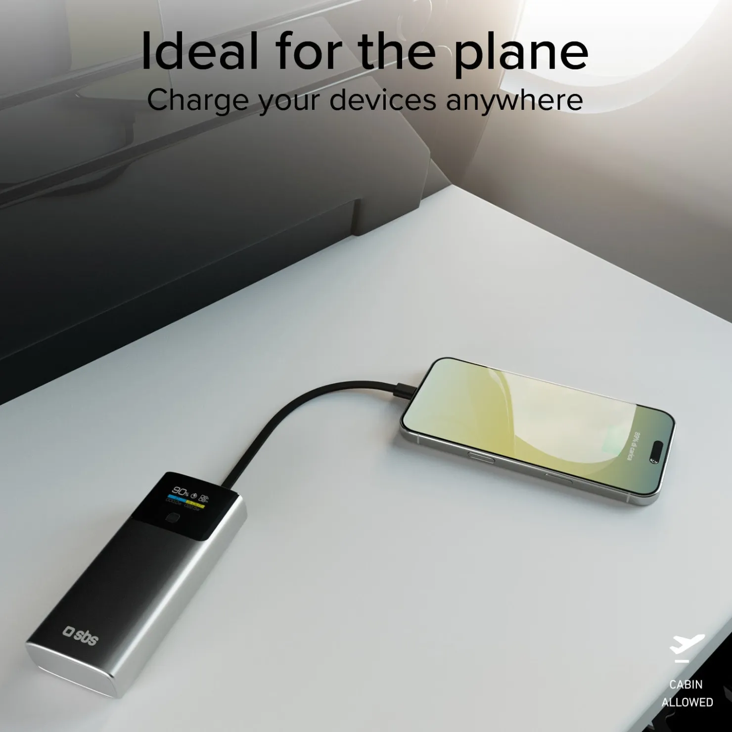 Power Bank 10.000 mAh mit LCD PD 20W|SBS Hot