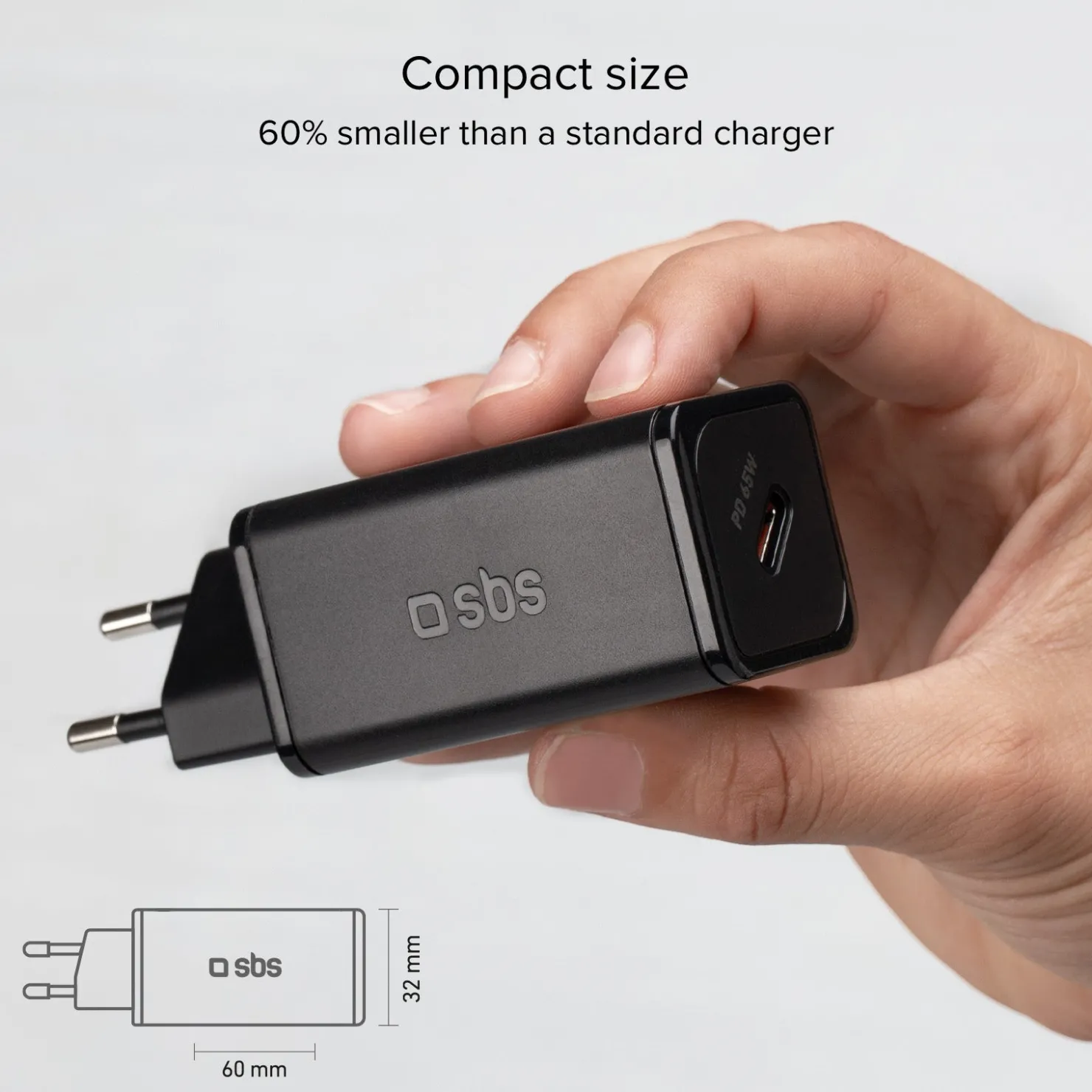 Power Delivery GaN-Ladegerät 65 Watt|SBS Outlet