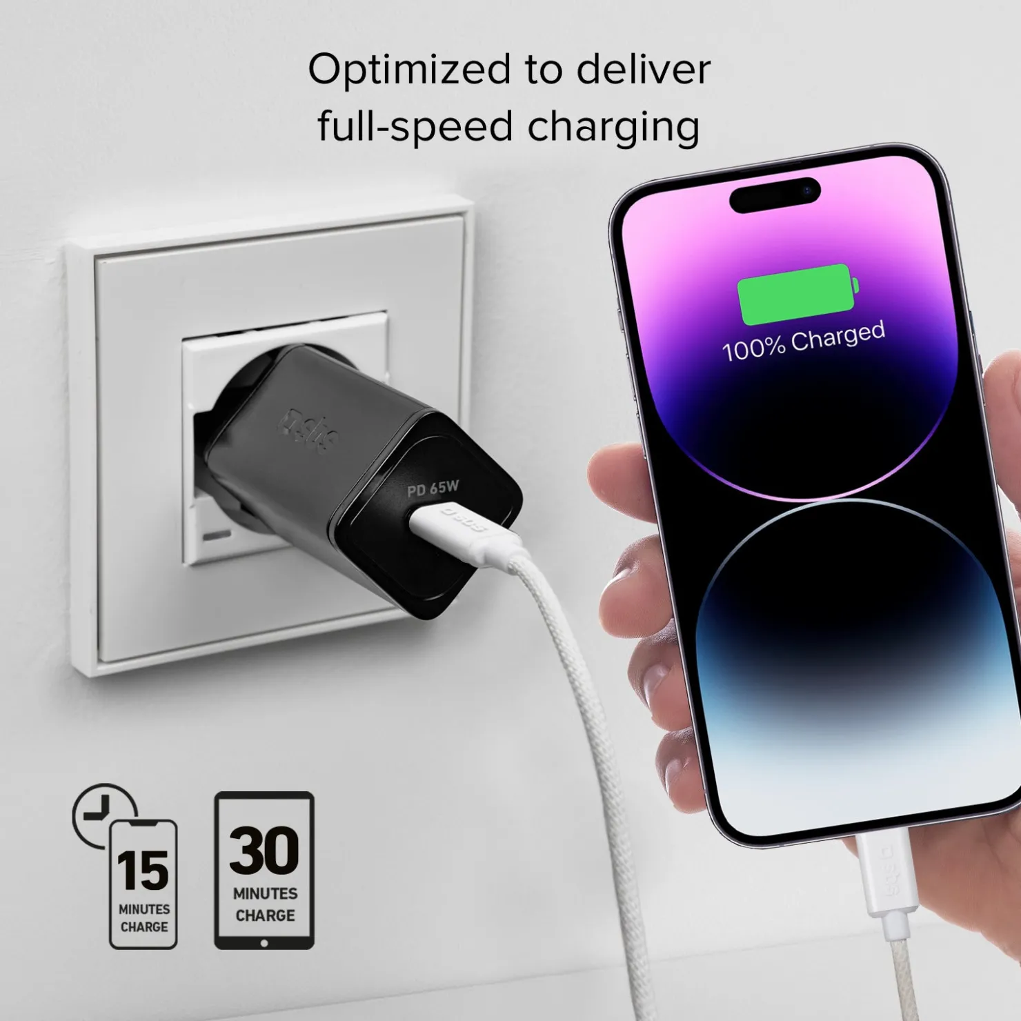 Power Delivery GaN-Ladegerät 65 Watt|SBS Outlet