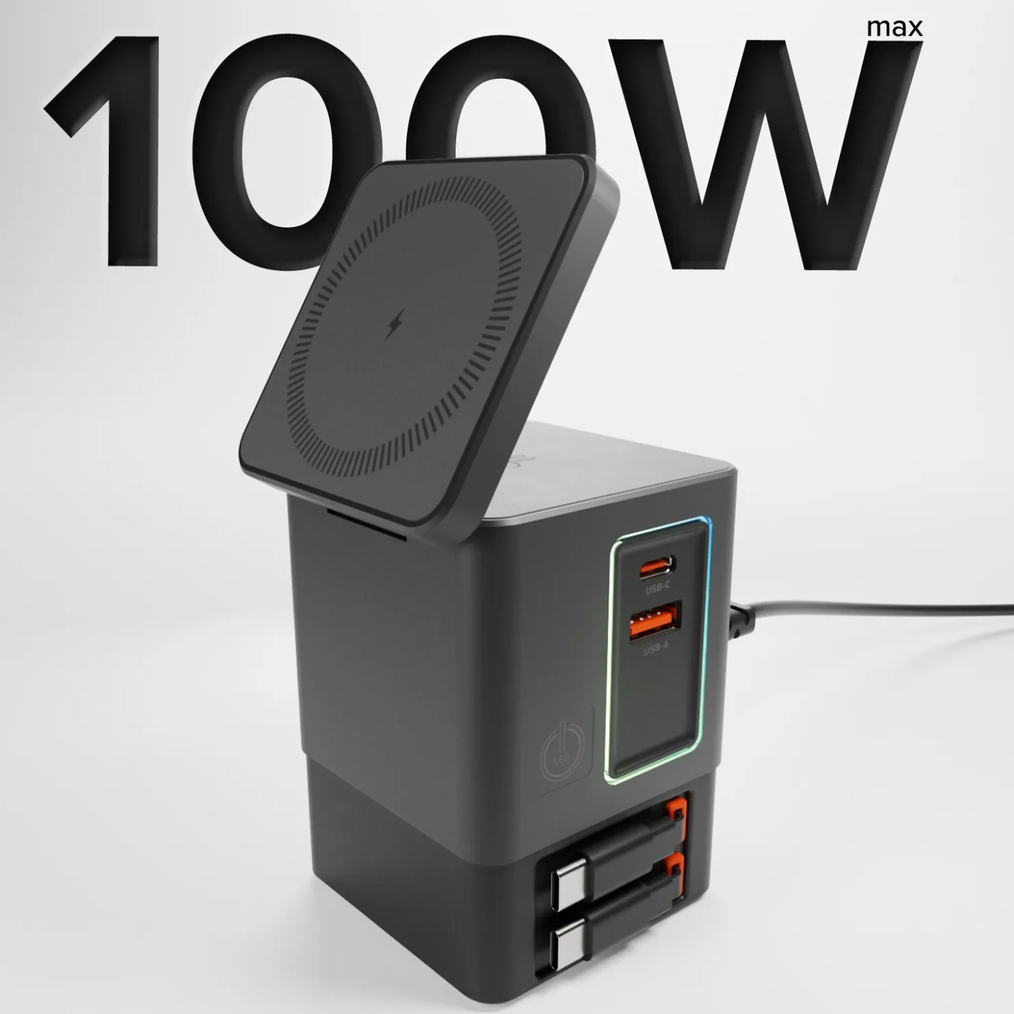 Power Dock Wireless 6-in-1 100 W MagSafe-kompatibel|SBS New