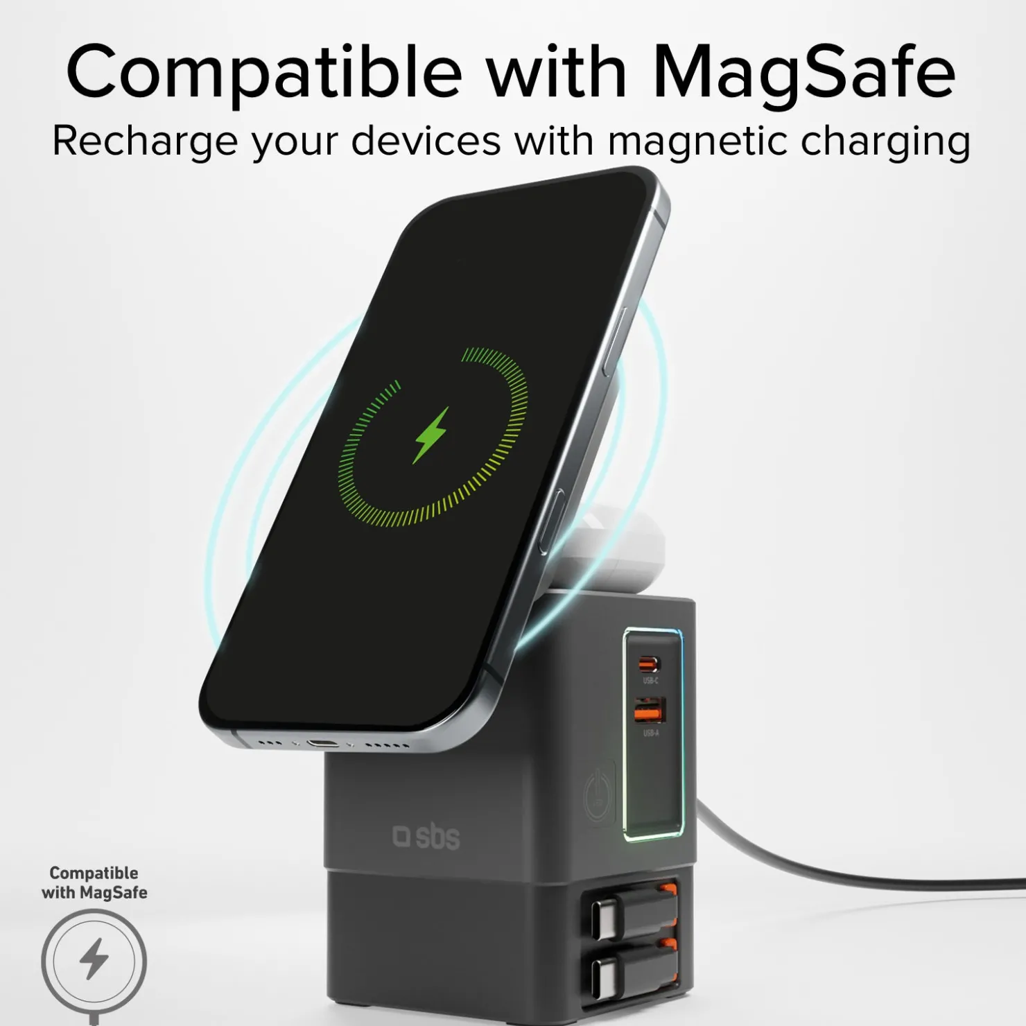 Power Dock Wireless 6-in-1 100 W MagSafe-kompatibel|SBS New