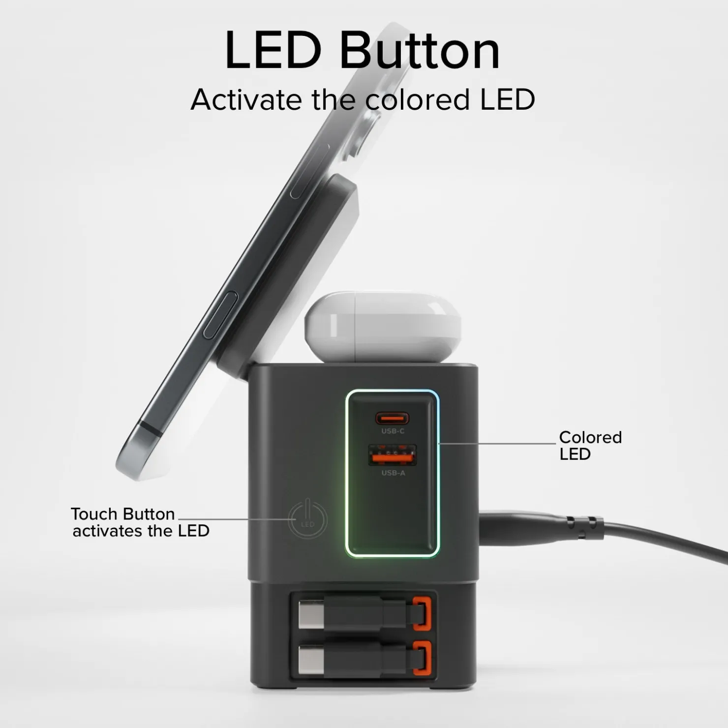Power Dock Wireless 6-in-1 100 W MagSafe-kompatibel|SBS New