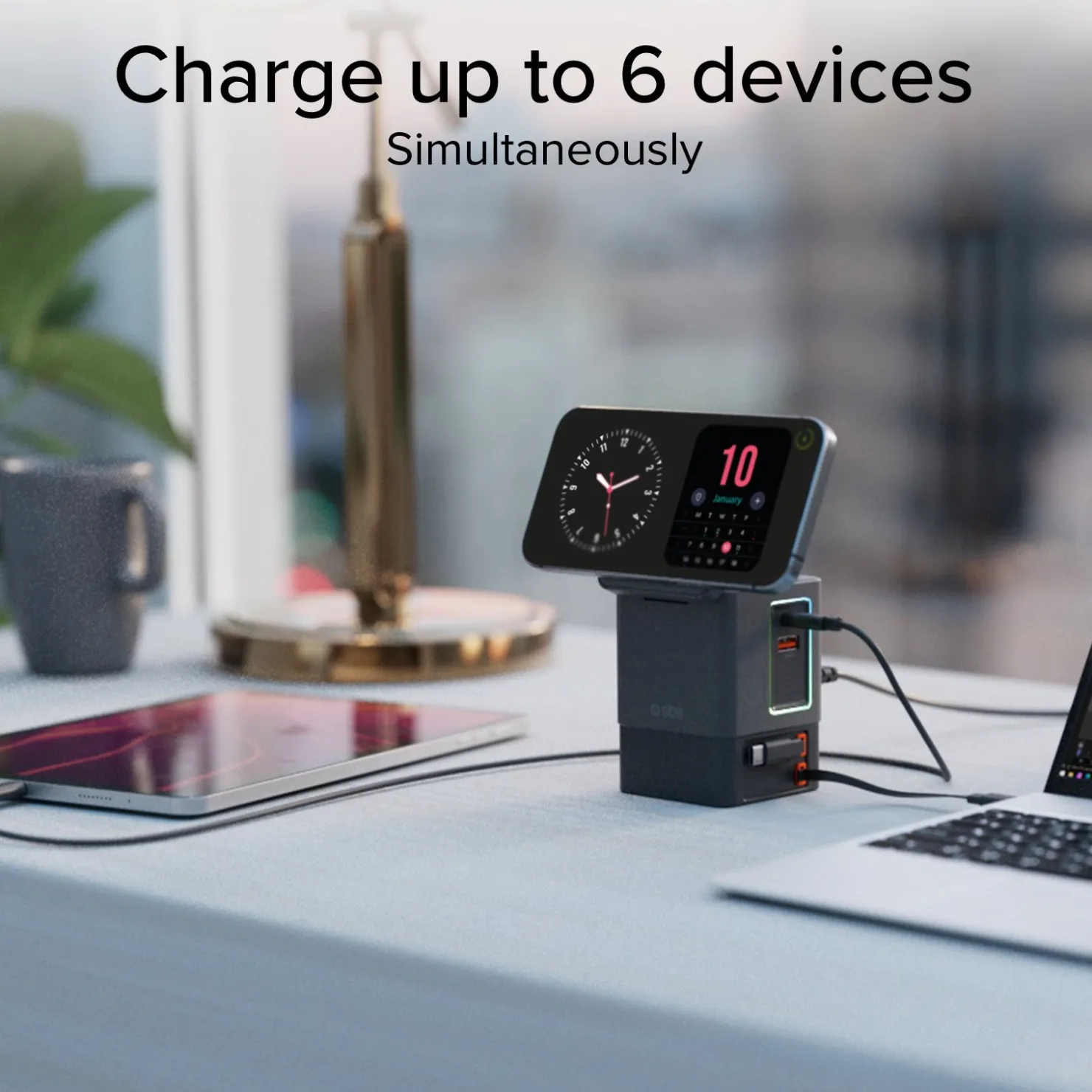 Power Dock Wireless 6-in-1 100 W MagSafe-kompatibel|SBS New
