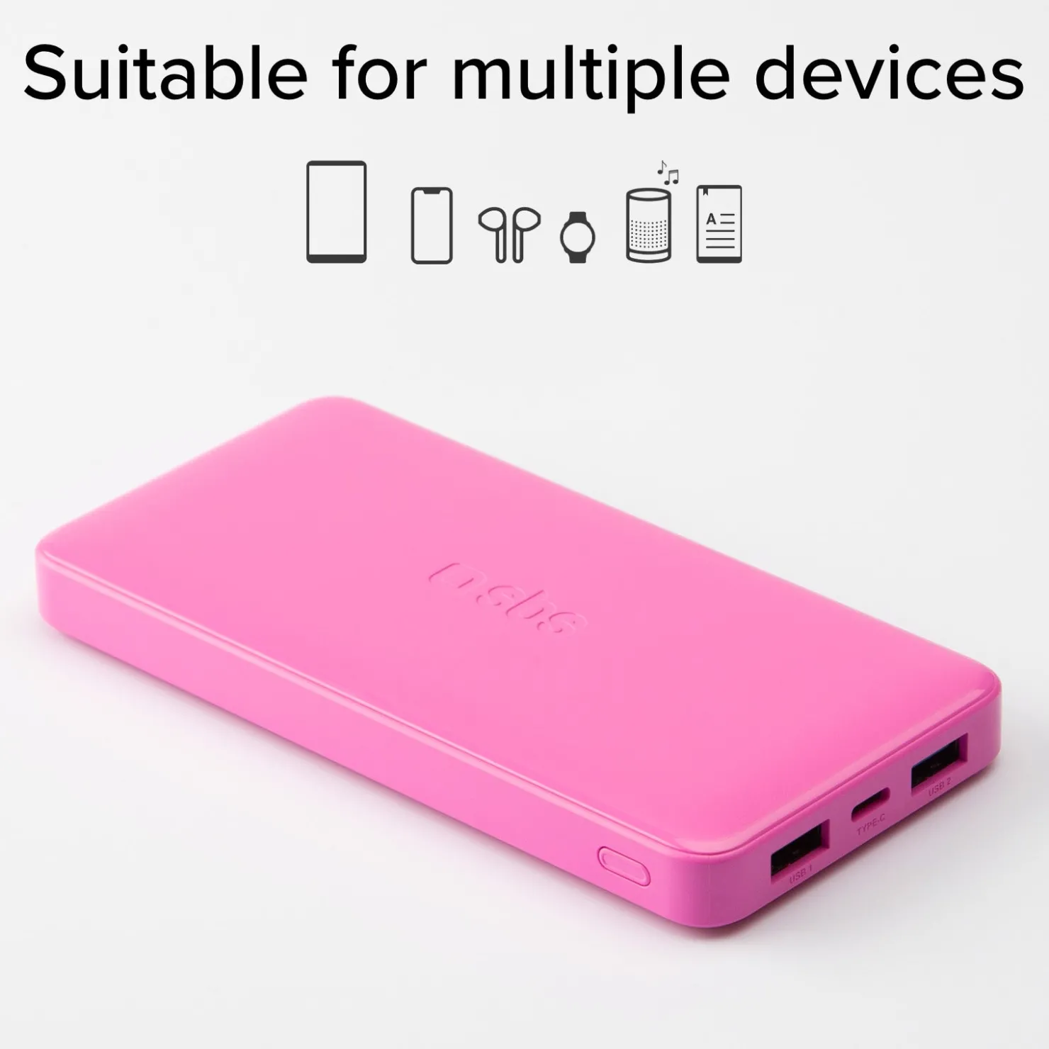 Powerbank fast charge mit 10.000 mAh und 2 USB|SBS Clearance